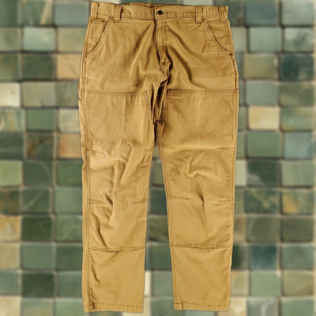 Carhartt Carhartt Pants Work Brown Mens 40 33 Inseam 33 Relaxed Rigby Double Front Size US 40 / EU 56 - 1 Thumbnail