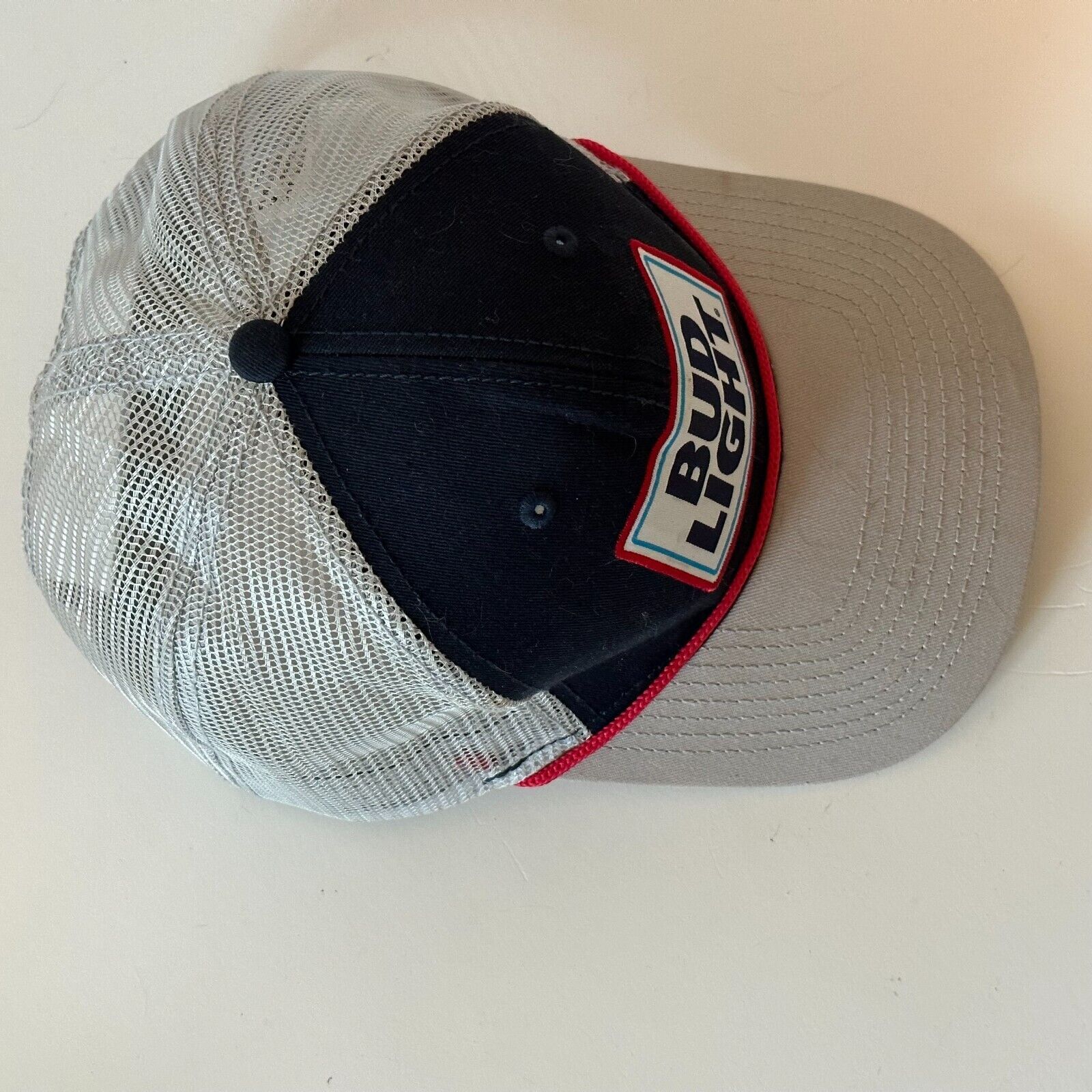 Budweiser BUD LIGHT/BUDWEISER Hat/Cap Blue, Silver,Red,Snap Back*CLEAN Size ONE SIZE - 5 Thumbnail