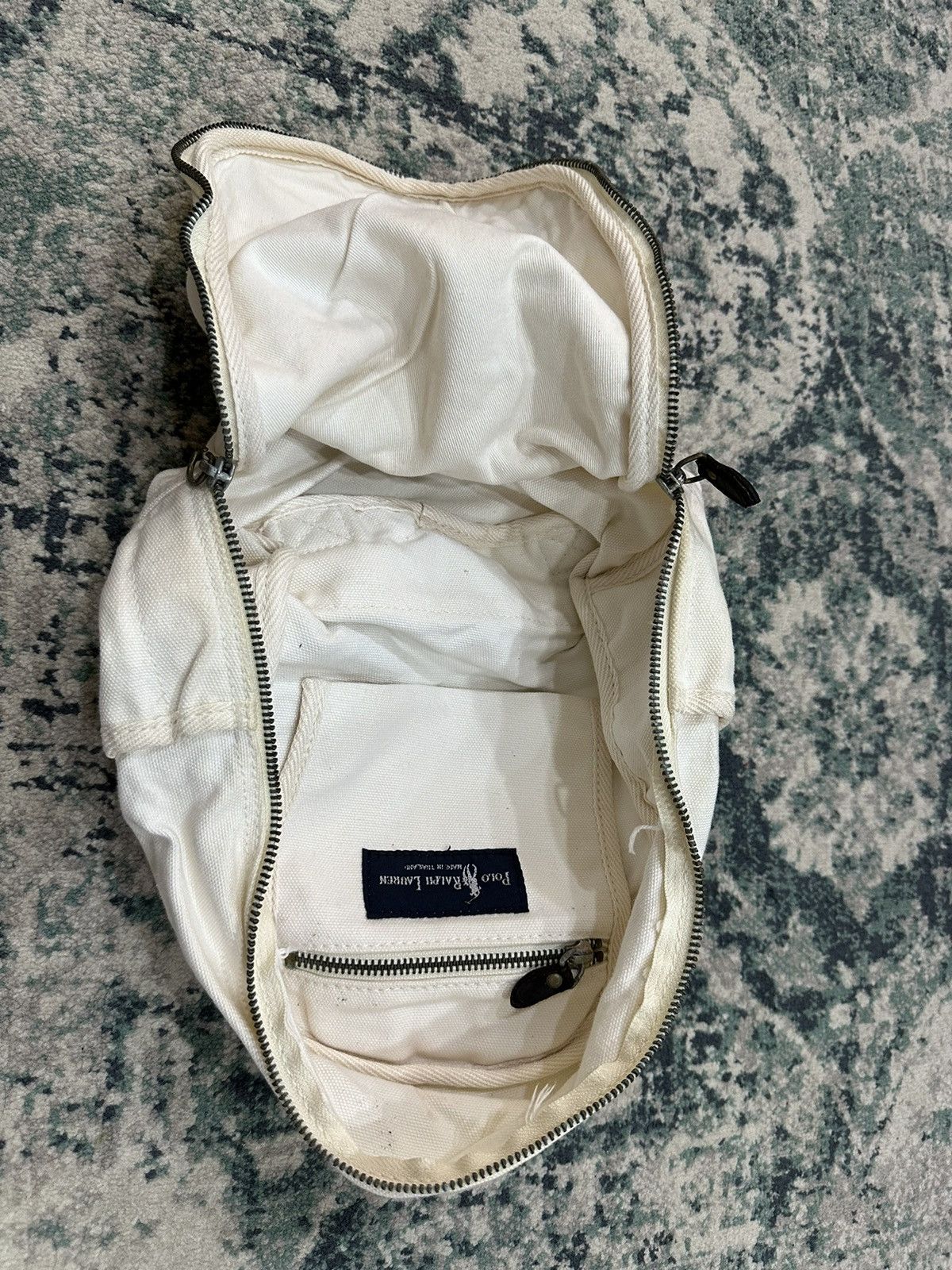 Polo Ralph Lauren Vintage Polo Bear Ralph Lauren Heavy Cotton Backpack Size ONE SIZE - 15 Thumbnail