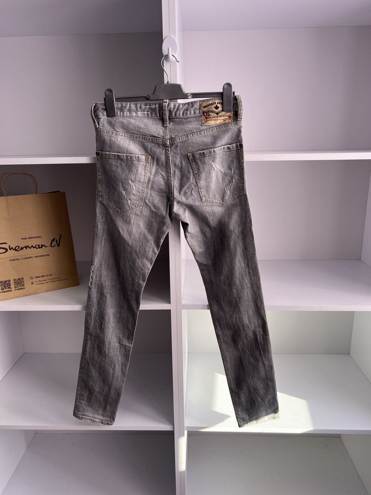Designer × Dsquared2 × Vintage Vintage Dsquared2 Luxury Gray Pants Size US 30 / EU 46 - 13 Thumbnail