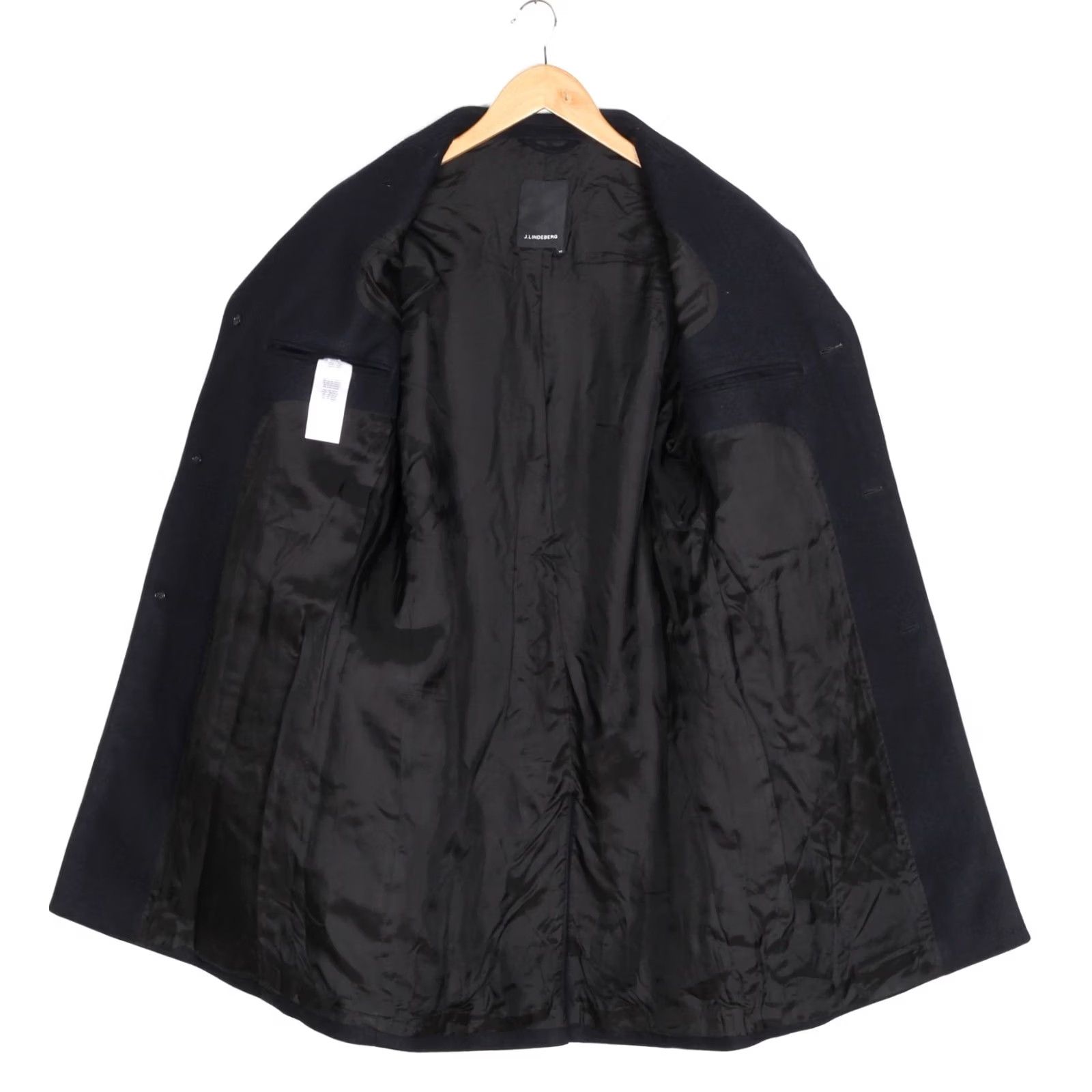 J.Lindeberg J.LINDEBERG Wolger 77 Compact Melton Wool Coat Men Size 50 MJ6509 Blue Pea Coat Mens Boarder Coat Size US M / EU 48-50 / 2 - 5 Thumbnail