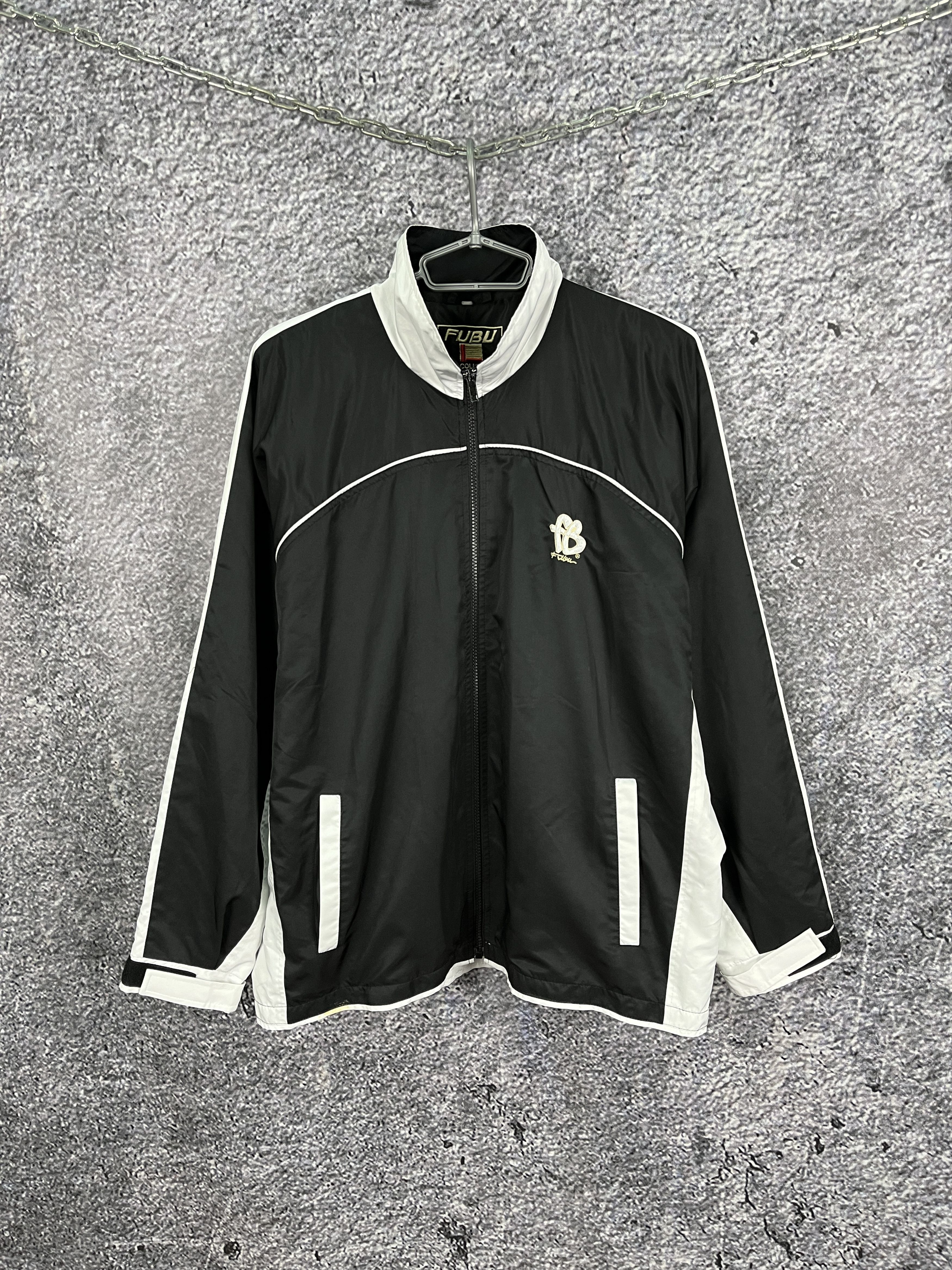 Fubu Vintage FUBU Sports Full Zip Jacket Big Logo Streetwear Size US XL / EU 56 / 4 - 2 Thumbnail