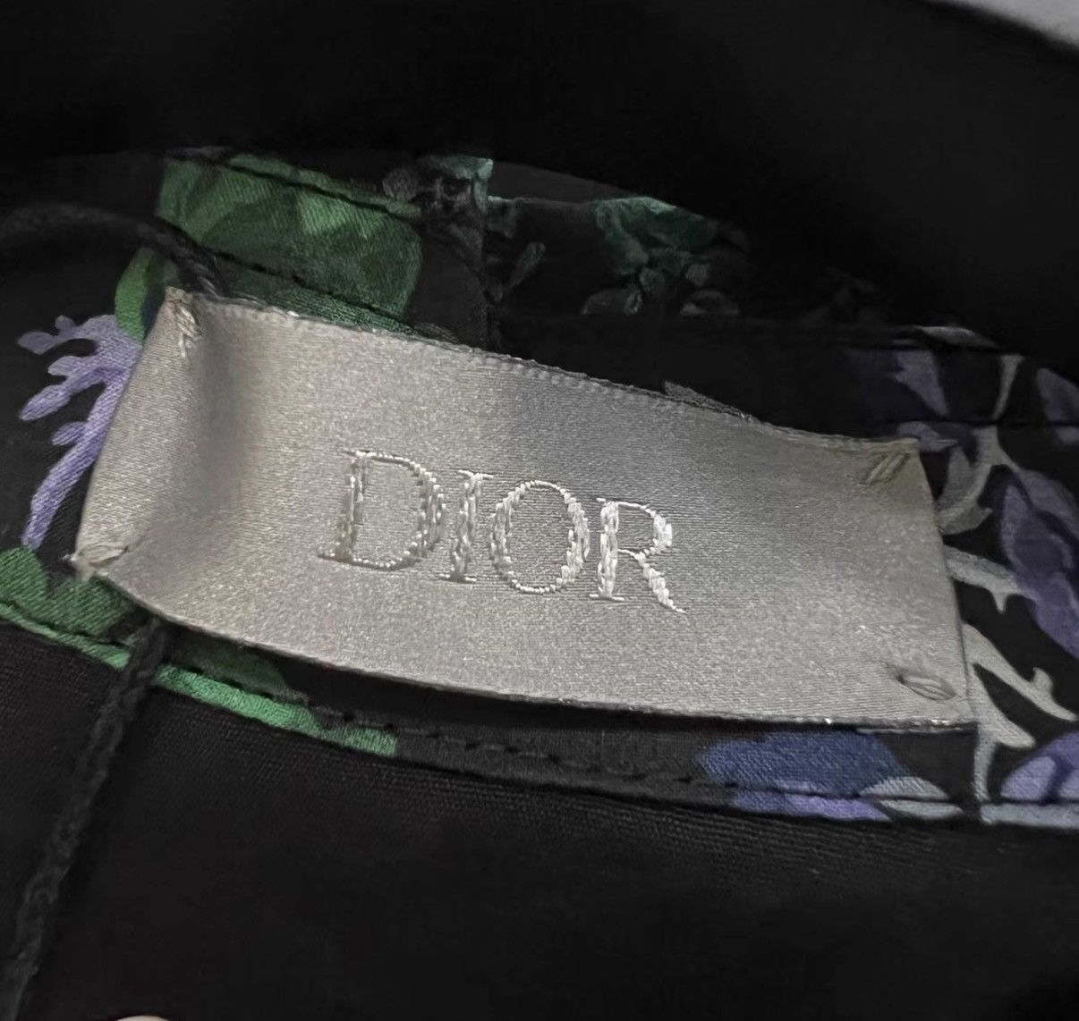 Dior Dior Rose Floral Spliced Short-Sleeve Shirt J41 Size S / US 4 / IT 40 - 5 Thumbnail