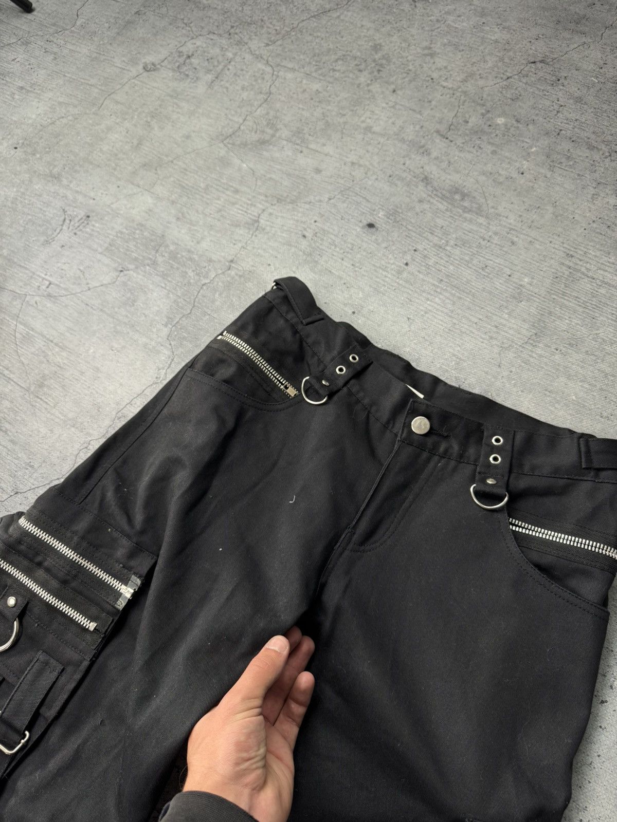 Vintage Vintage bondage pants Criminal damage Cargo Gothic Parachute Size US 30 / EU 46 - 7 Thumbnail