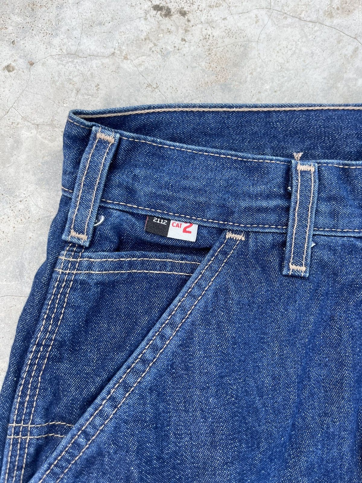 Carhartt FLAME RESISTANT CARHARTT DENIM 🔥 Size US 32 / EU 48 - 6 Thumbnail