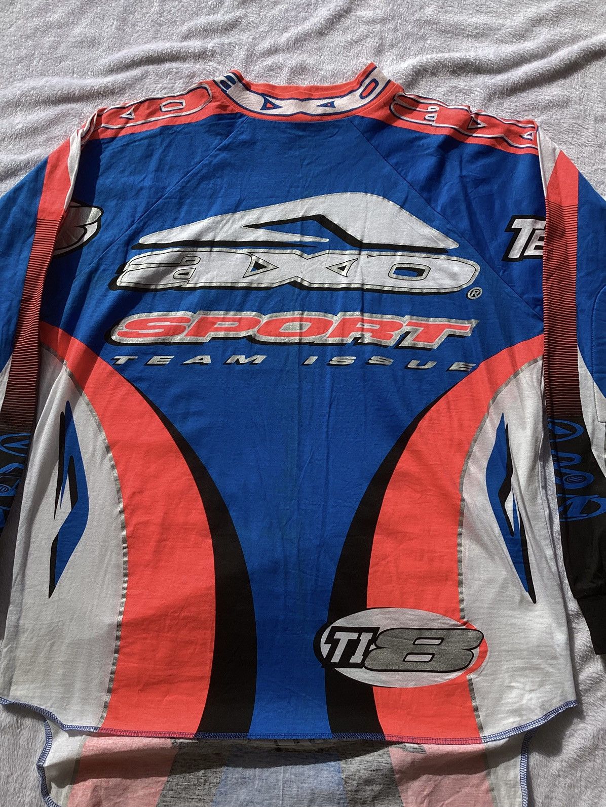Vintage VTG 90s AXO sports racing team issue motorcycle jersey/LS Size US XXL / EU 58 / 5 - 3 Thumbnail