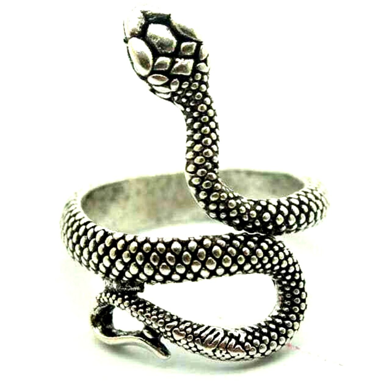 Other Silvertone Serpent Snake Ring • Size 7 Size ONE SIZE - 1 Thumbnail
