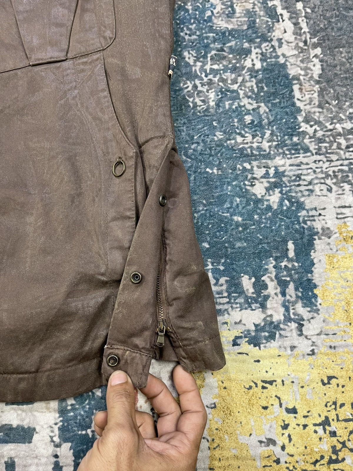 Jean Paul Gaultier Jean Paul Gaultier Utility Waxed Field Jacket Size US M / EU 48-50 / 2 - 6 Thumbnail