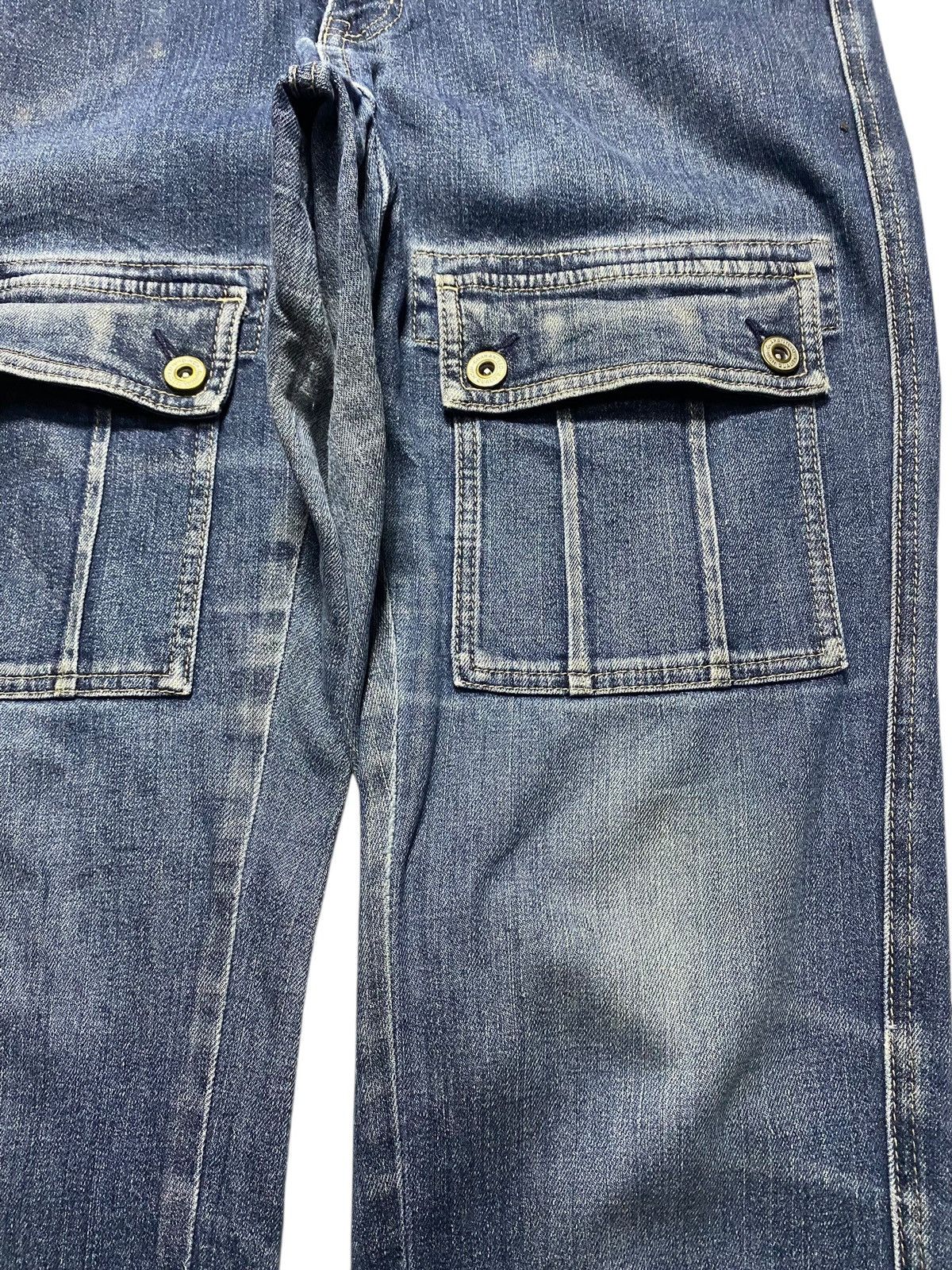Japanese Brand Japanese Brand like Mercibeaucoup Blue Wash Bush Pants Size US 35 - 8 Thumbnail