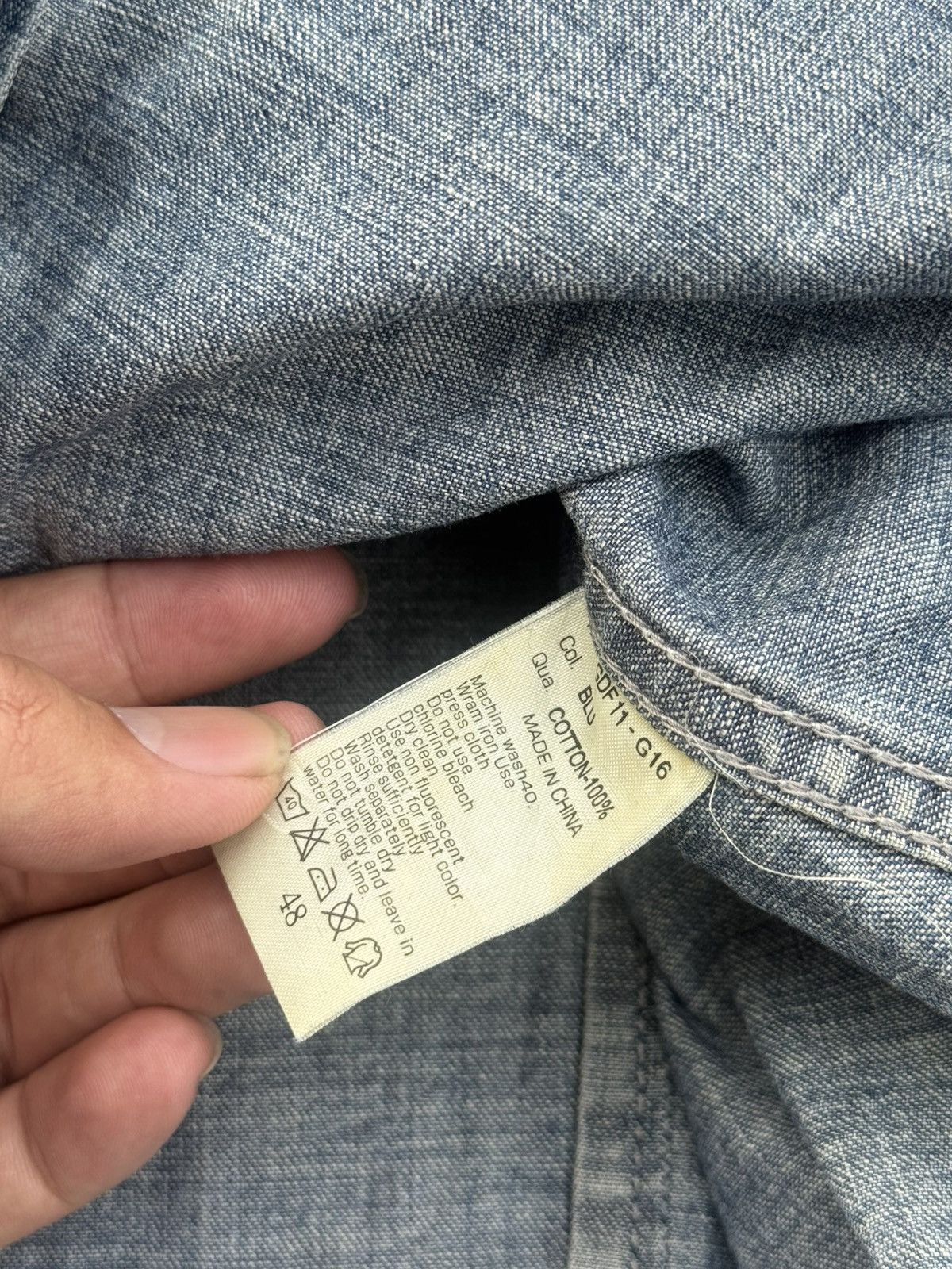 Tornado Mart FUGA Denim Distressed Button Size US M / EU 48-50 / 2 - 7 Thumbnail