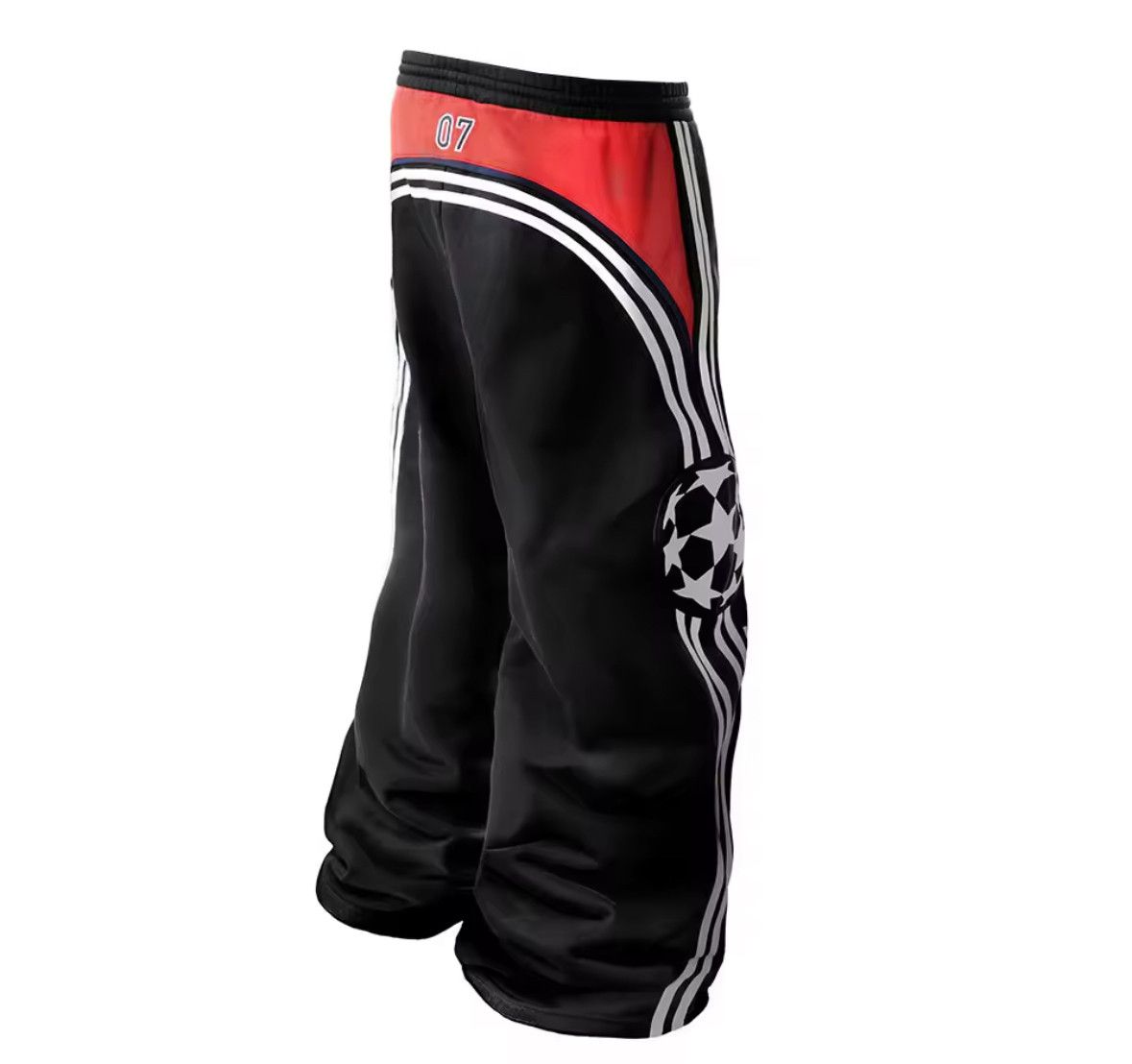Other American street retro stripes letter hip-hop sweatpants Size US 35 - 3 Thumbnail
