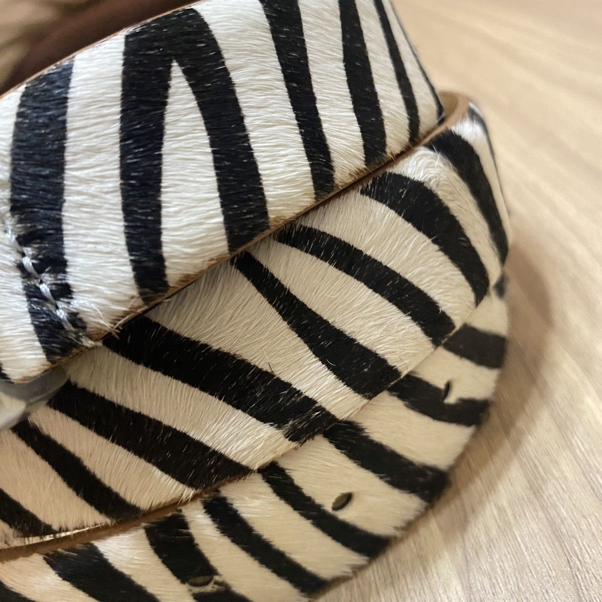 Stussy Stussy Hairy Belt "Zebra" Size ONE SIZE - 4 Thumbnail