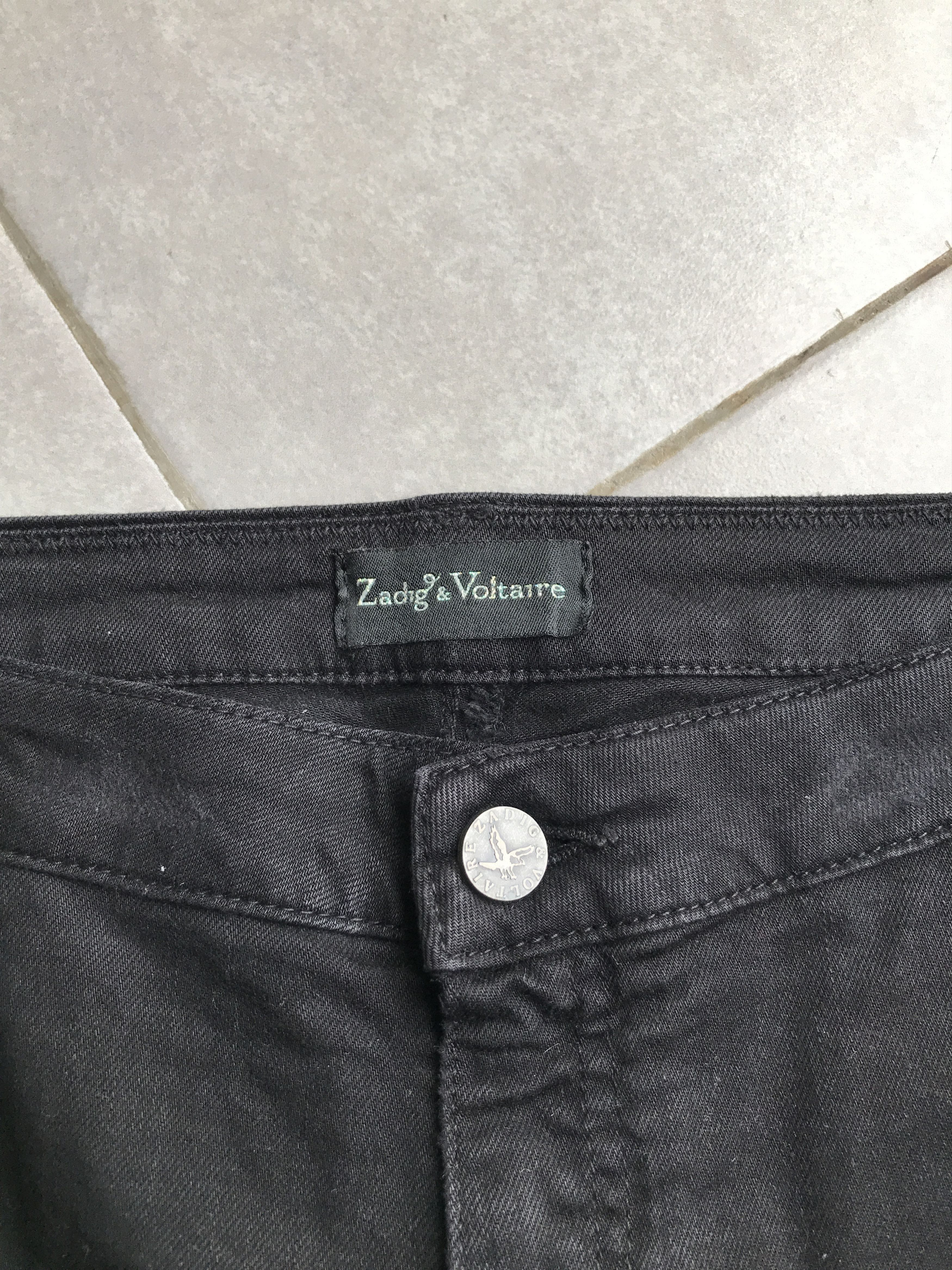 Japanese Brand Zadig & voltair patchwork jeans Size US 32 / EU 48 - 4 Thumbnail