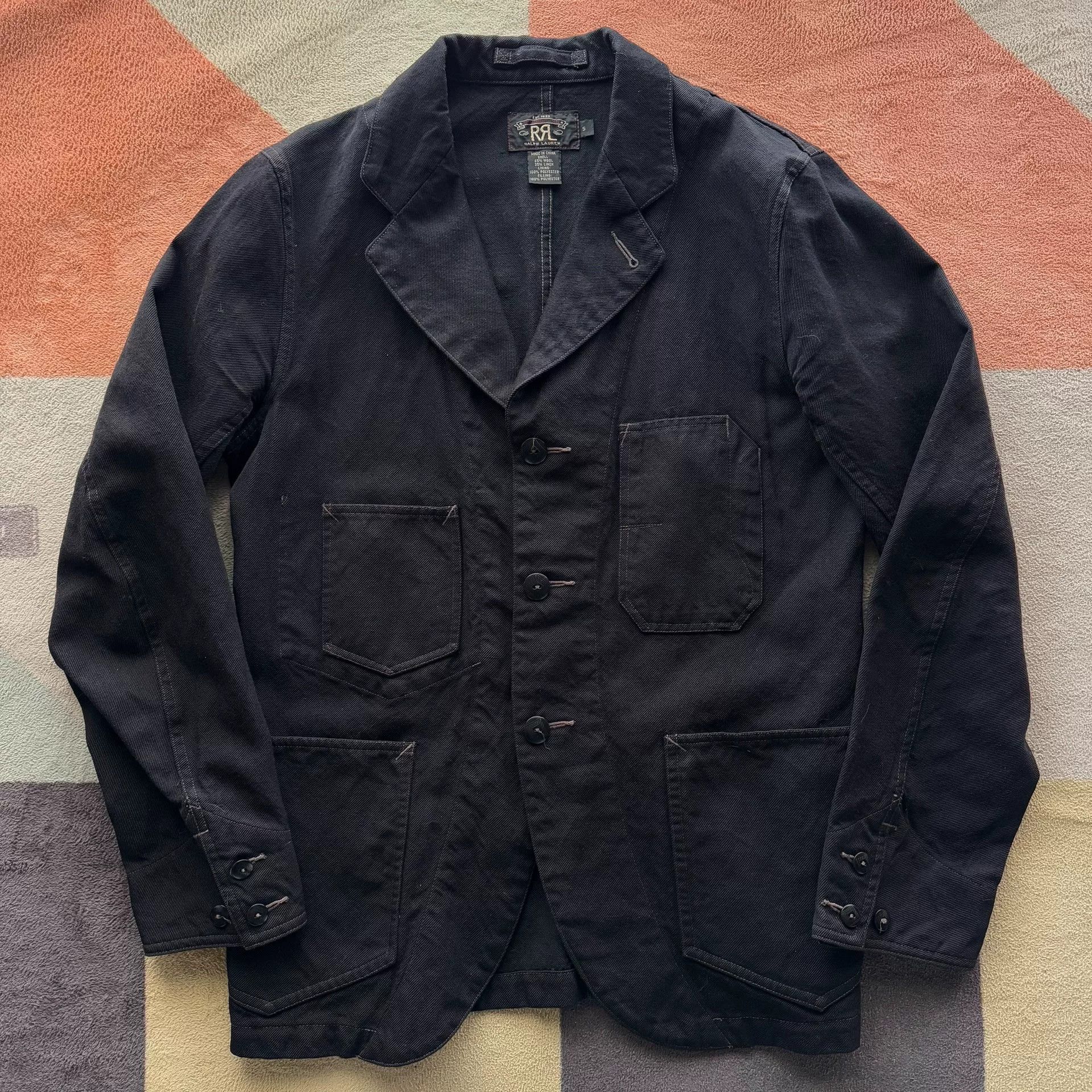 RRL Ralph Lauren RRL Wool Blend Workwear Jacket Size US S / EU 44-46 / 1 - 1 Thumbnail