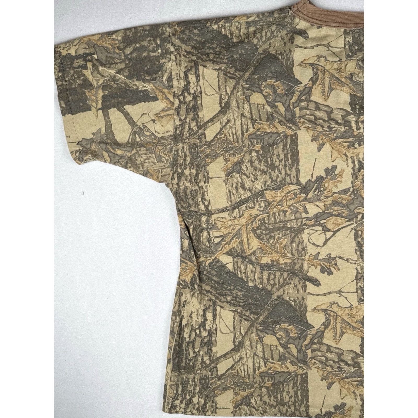 Vintage VINTAGE Ace Sportswear 90s USA Camo T Shirt Sniper Single Stitch 3XL Size US XXL / EU 58 / 5 - 7 Thumbnail