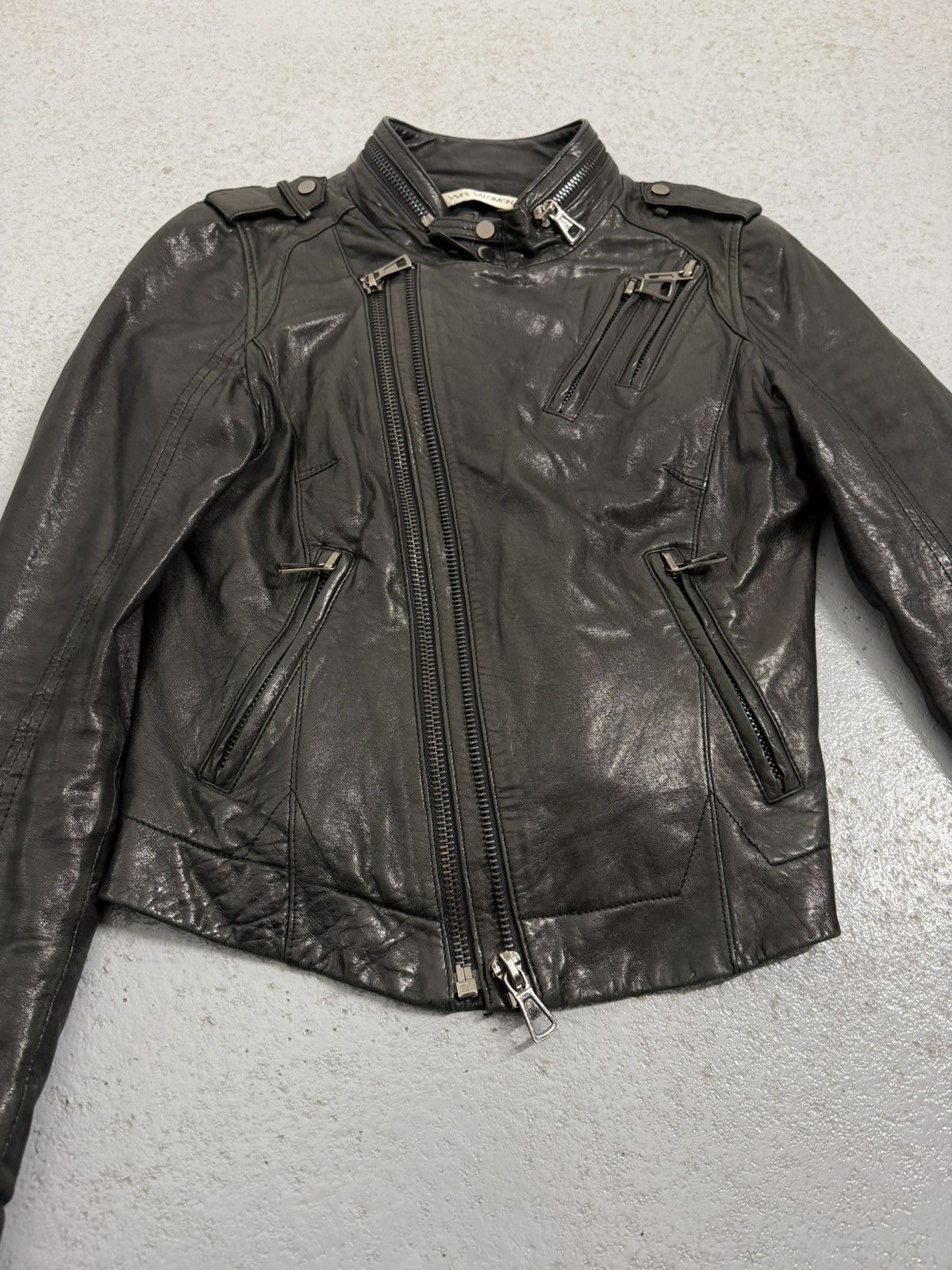 Yves Salomon Avant-garde Yves Salomon Multi-zip Lamp Leather Biker Jacket Size S / US 4 / IT 40 - 7 Thumbnail