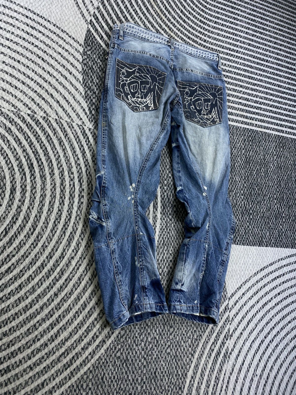PPFM Vintage PPFM Curve Distressed Denim Pants Size US 32 / EU 48 - 5 Thumbnail