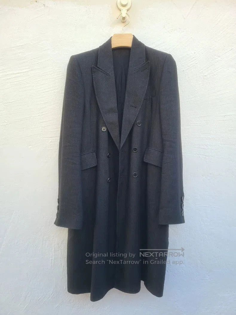 Ann Demeulemeester Men's Linen Coat.