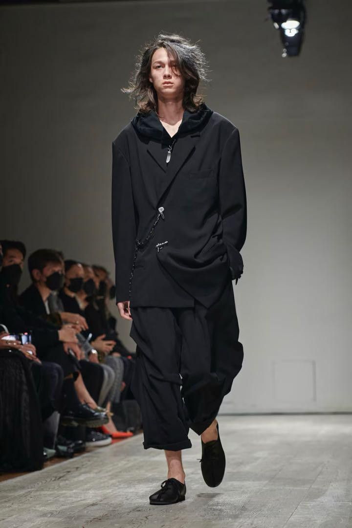 Yohji Yamamoto yohji yamamoto pour homme wool gabarre jacket Size US XL / EU 56 / 4 - 3 Thumbnail