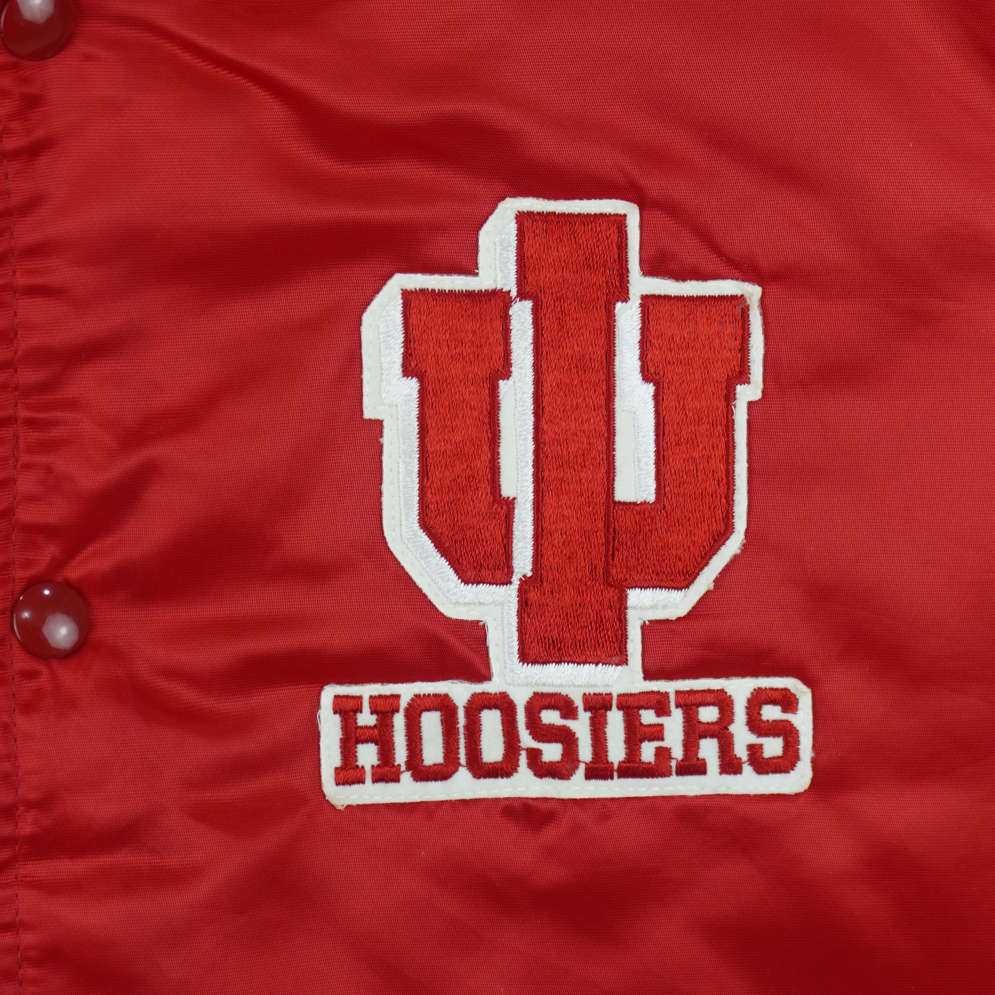 Chalk Line NCAA (Vintage) - Indiana Hoosiers Satin Jacket 1990s Size US XL / EU 56 / 4 - 3 Thumbnail