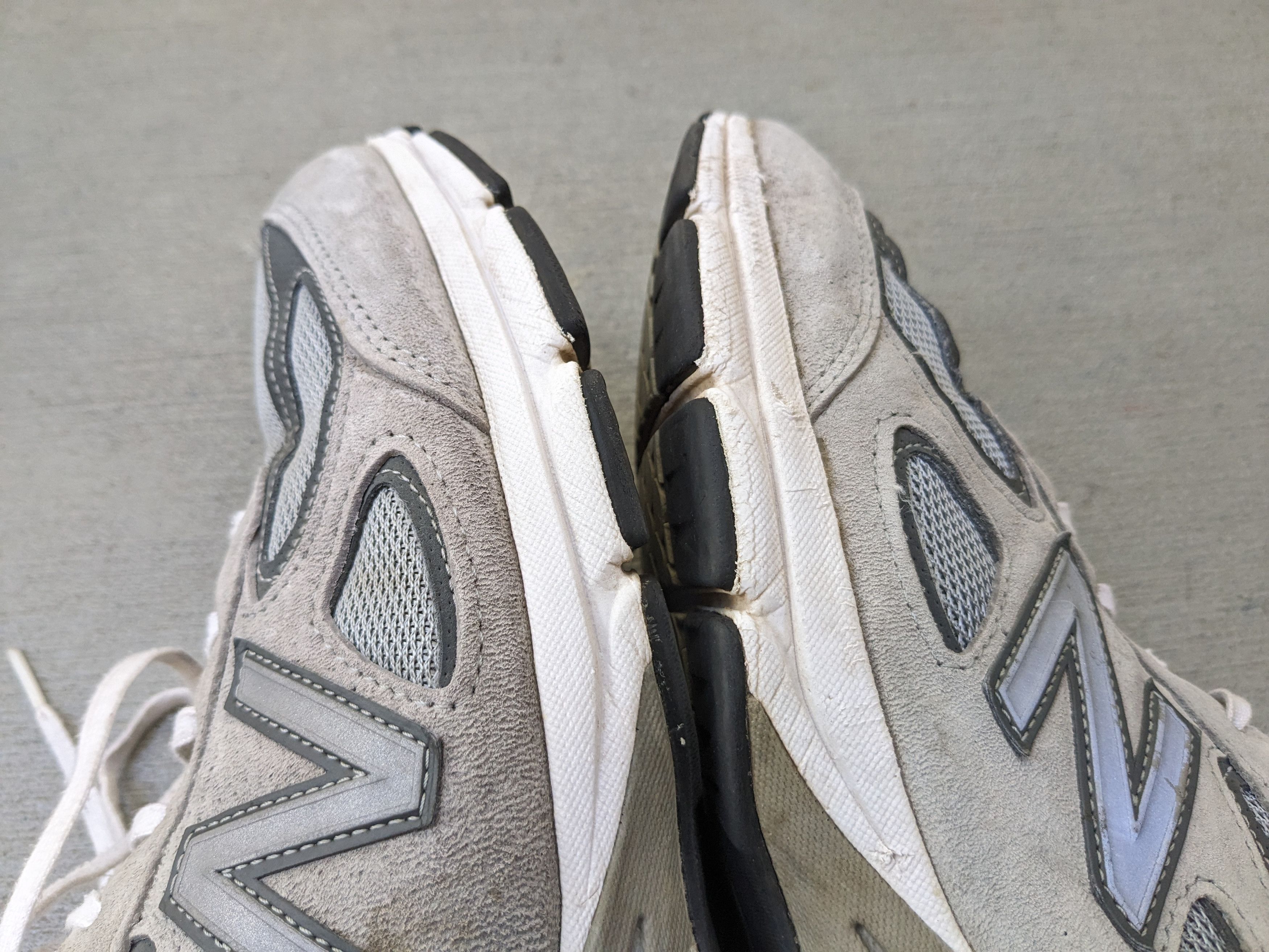 New Balance New Balance 990V4 12 D Gray Suede Castlerock M990GL4 Size US 12 / EU 45 - 7 Thumbnail