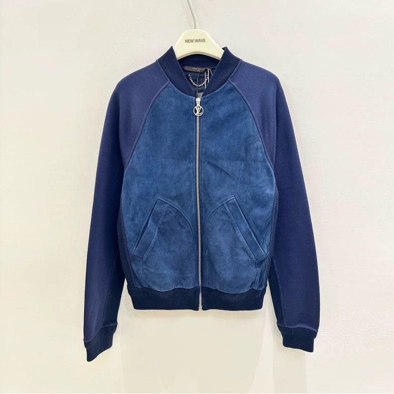 Louis Vuitton Suede bomber jacket 2501-Nextarrow