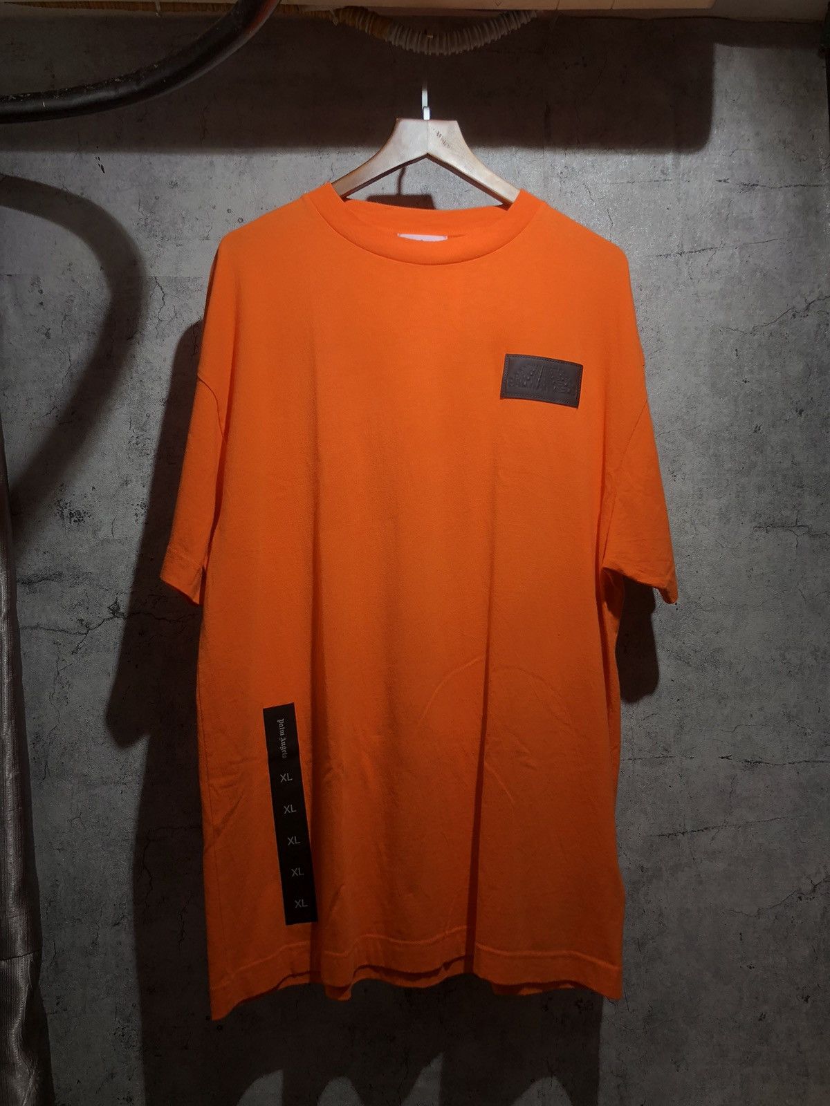 Palm Angels - Appliquéd Cotton-Jersey T-Shirt - Men - Orange