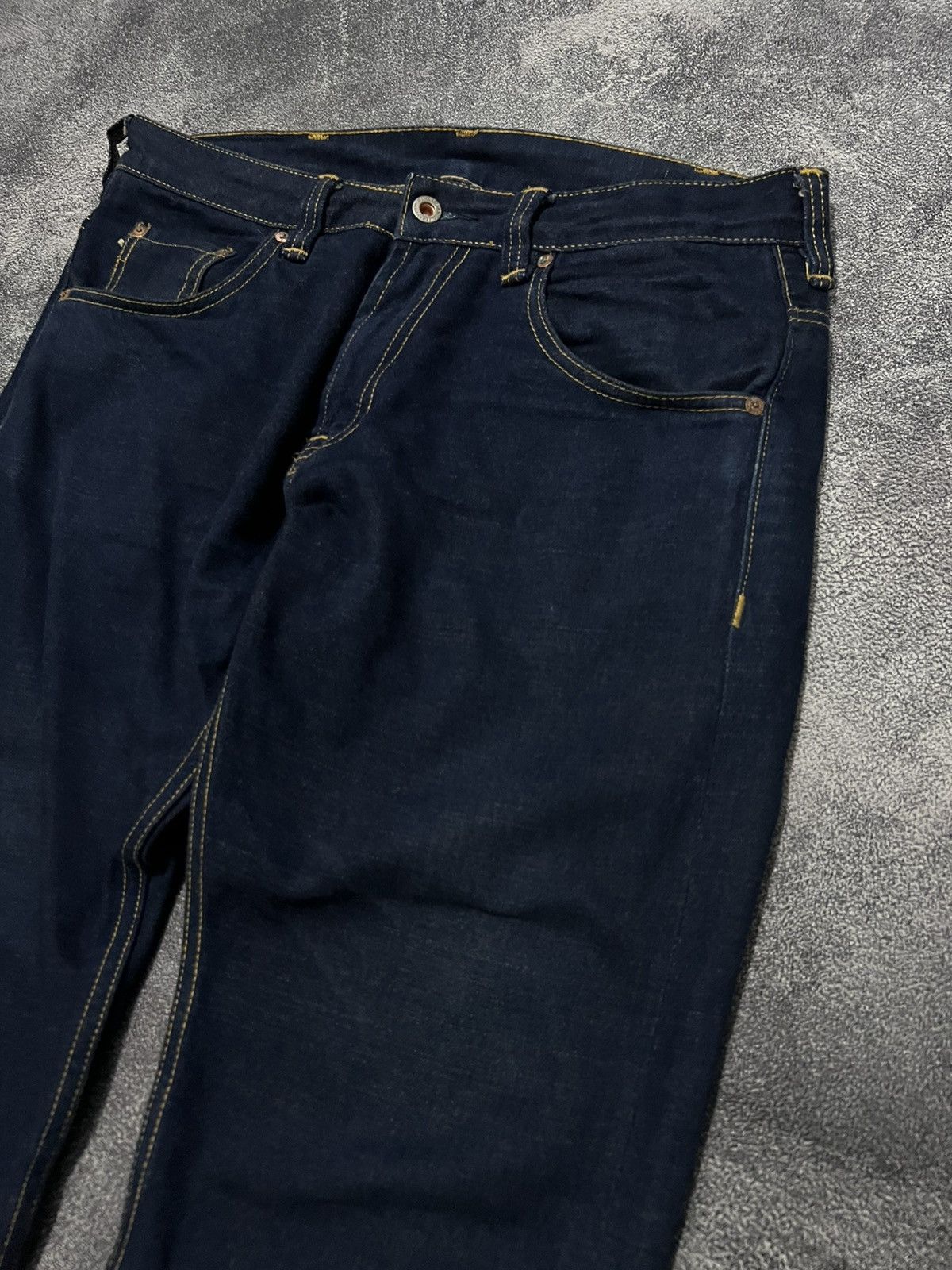 Edition Japan Maden Uncle Fu Rainbow Weft Selvedge Denim Size US 33 - 2 Thumbnail