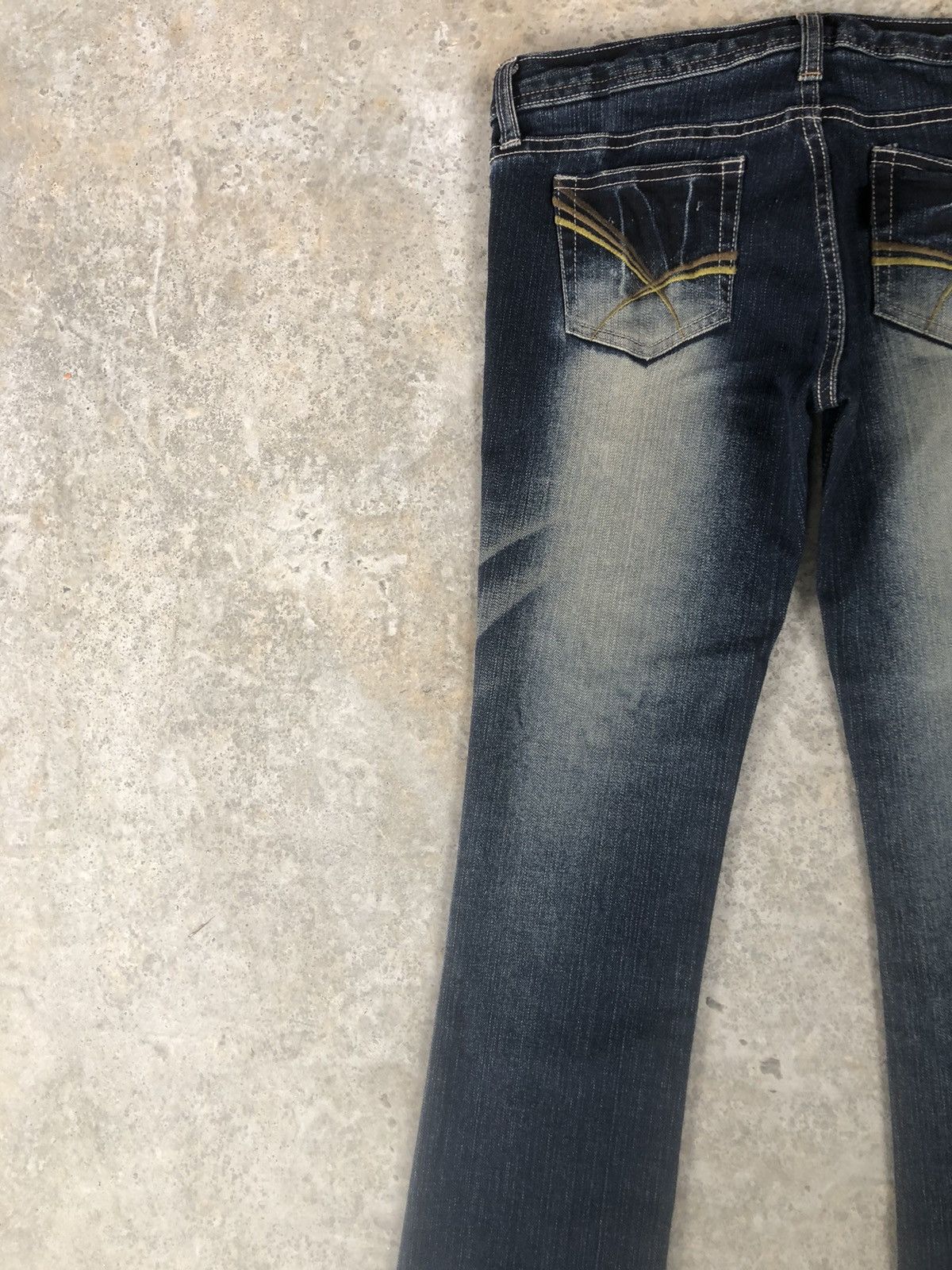 If Six Was Nine Japanese Durer Flared Jeans Distressed Jeans Size US 31 - 9 Thumbnail