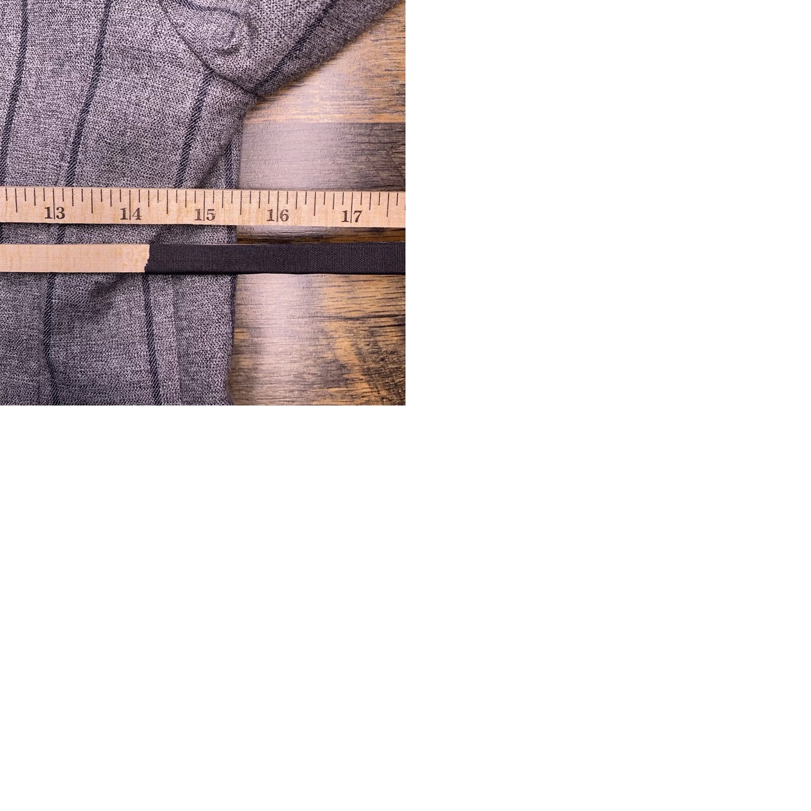 Banana Republic Banana Republic Blazer Womens 0 Gray Striped Stretch Jacket Short Notch 2-Button Sleeve Long Regular Size XS / US 0-2 / IT 36-38 - 10 Thumbnail