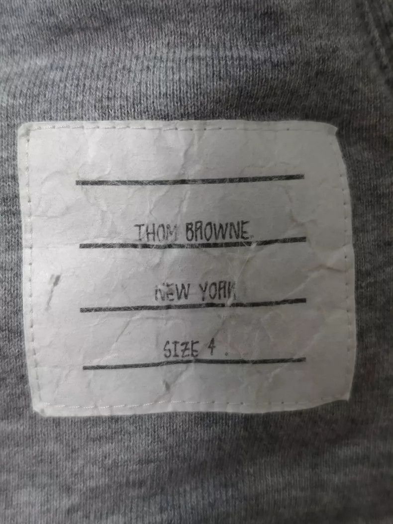 Thom Browne Thom Browne Gray four-bar zipper jacket 2503-Nextarrow Size US XL / EU 56 / 4 - 2 Thumbnail