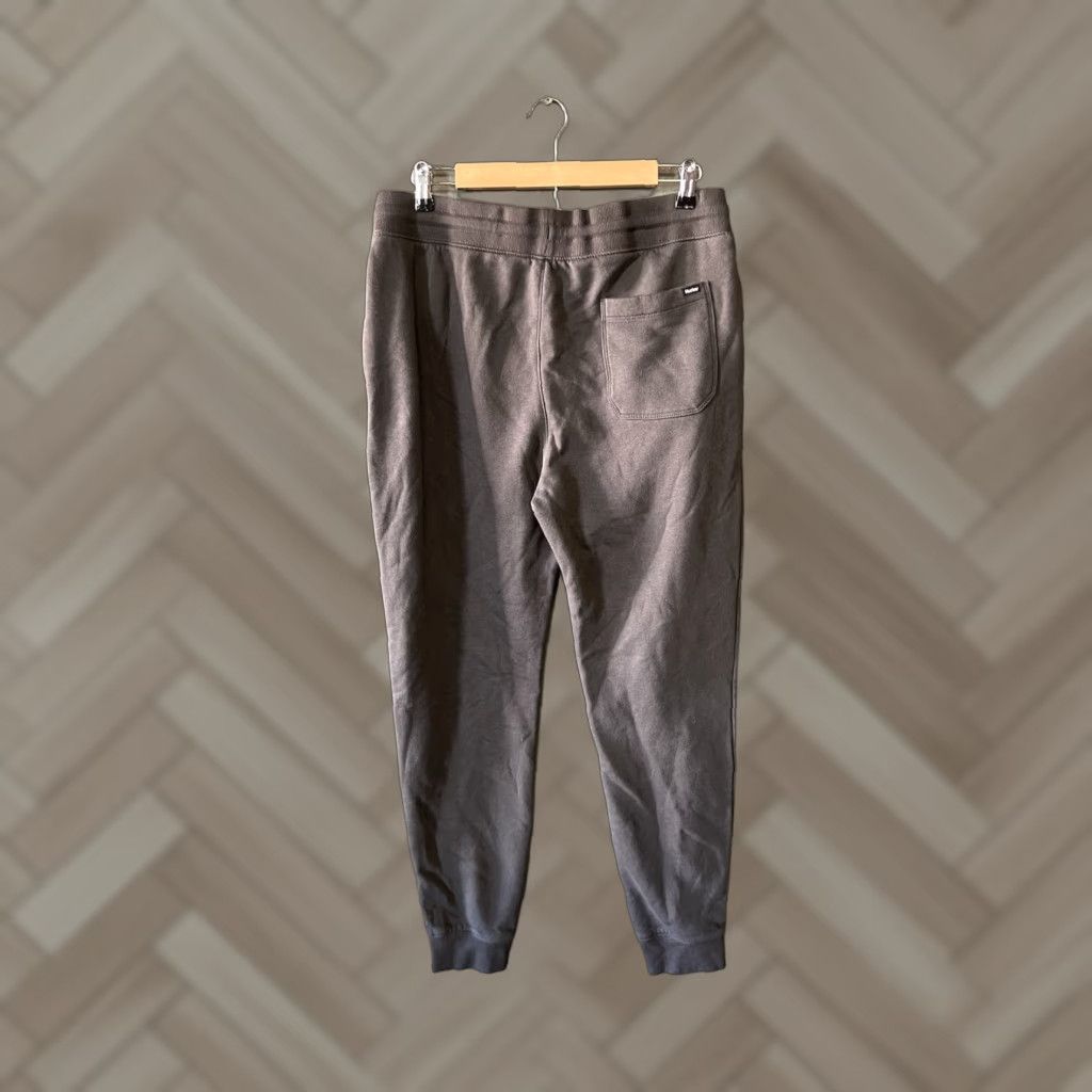 Hurley Hurley Mens Gray Sweatpants Size L Drawstring Jogger Activewear Pants Size US 33 - 1 Thumbnail