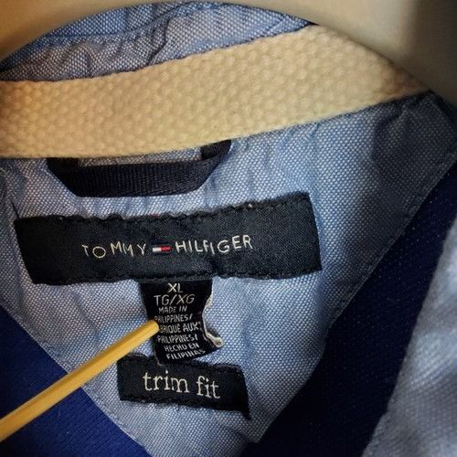 Tommy Hilfiger Tommy Hilfiger Polo Shirt Size XL Red Blue Size US XL / EU 56 / 4 - 3 Thumbnail