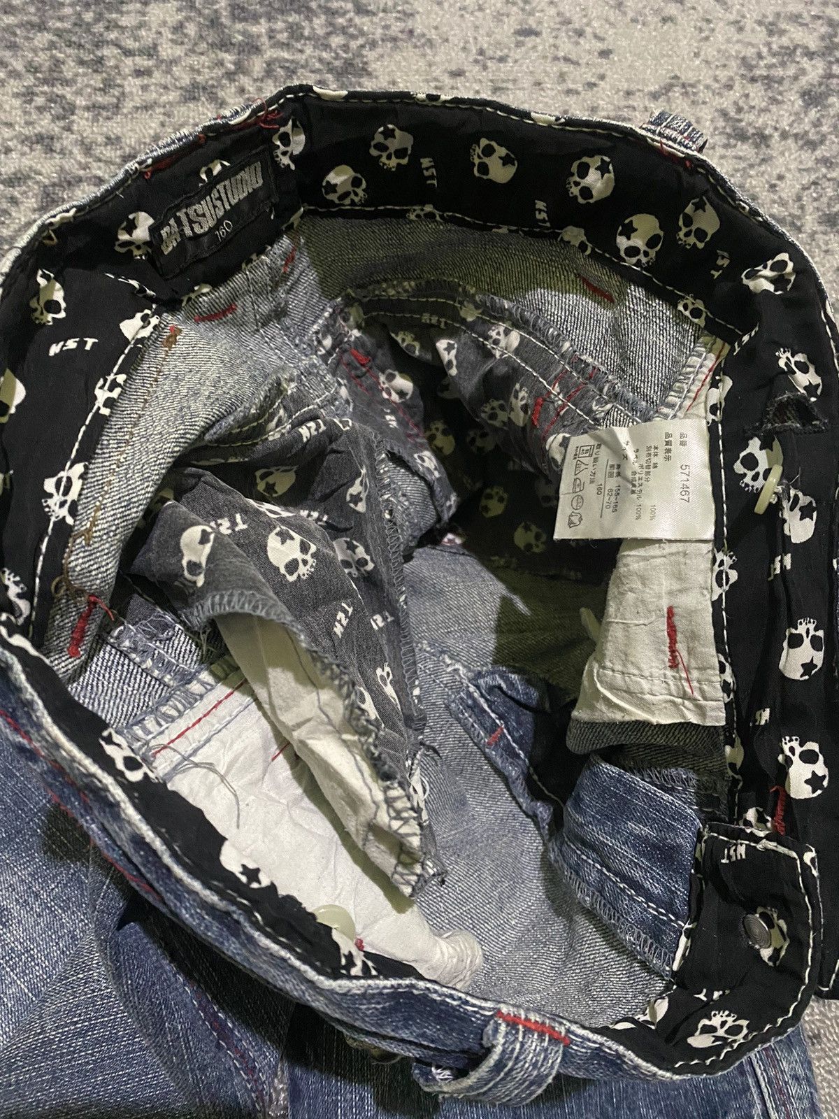 Hysteric Glamour × If Six Was Nine × Japanese Brand Y2k Ba-tsu studio studded ifsixwasnine bootcut jeans Size US 29 - 9 Thumbnail