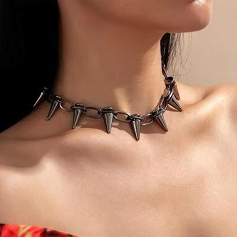 Vintage Spike Chokers Rivet Necklaces Size ONE SIZE - 5 Thumbnail