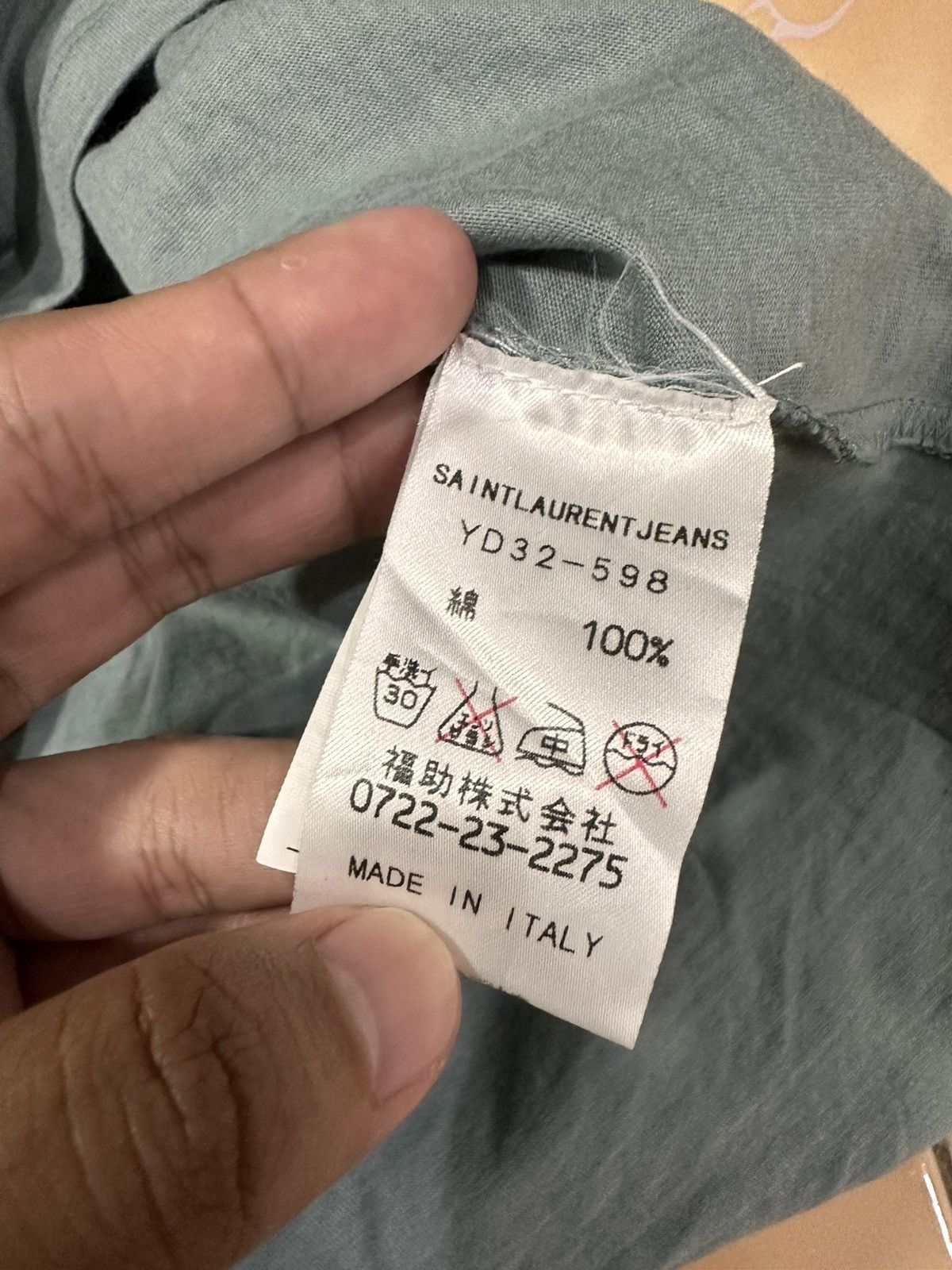 Saint Laurent Paris Saint Lauren Reverse Tshirt Size US M / EU 48-50 / 2 - 4 Thumbnail