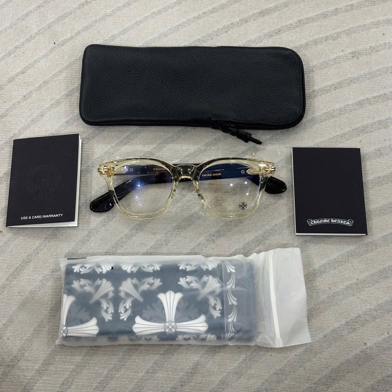 Chrome Hearts CHROME HEARTS SMOKE SHOW PALE ALE - DARK TORTOISE Size ONE SIZE - 2 Thumbnail