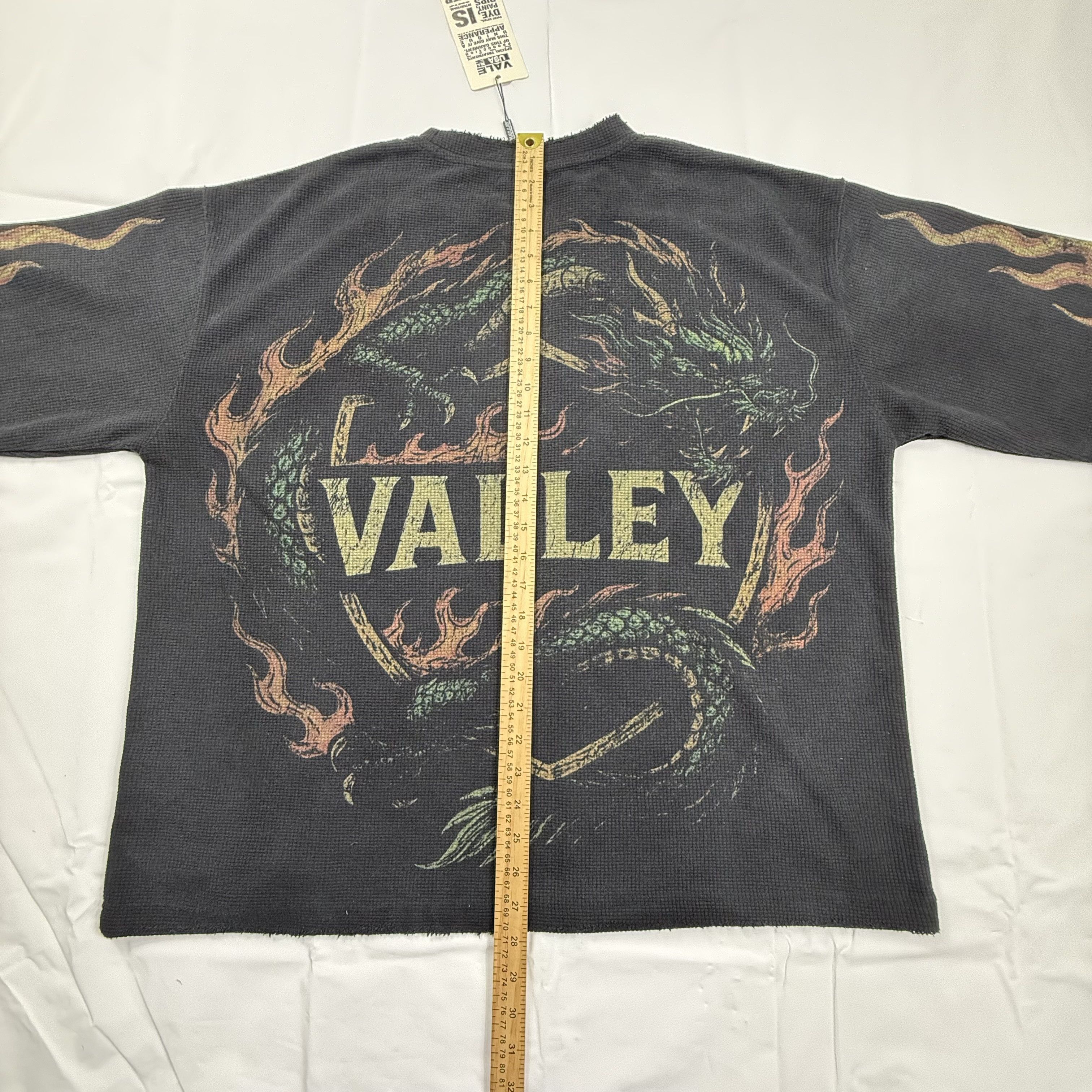 Vale Vale USA Valley Dreams Dragon Flame Waffle Knit Thermal XXL Size US XXL / EU 58 / 5 - 3 Thumbnail