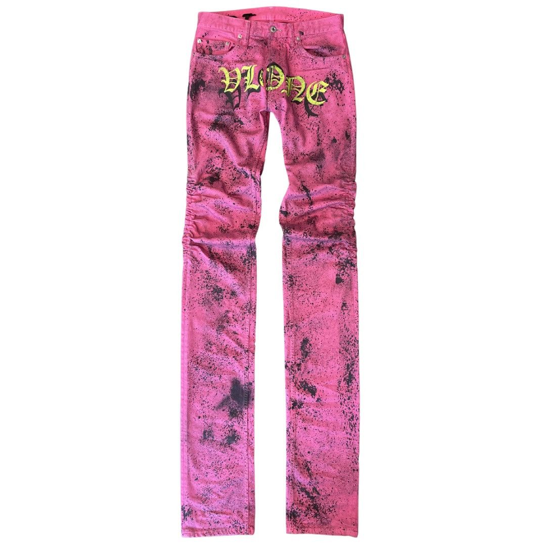 Vlone Vlone 1/1 Stack Denim Pink/Black/Yellow Size US 32 / EU 48 - 1 Thumbnail