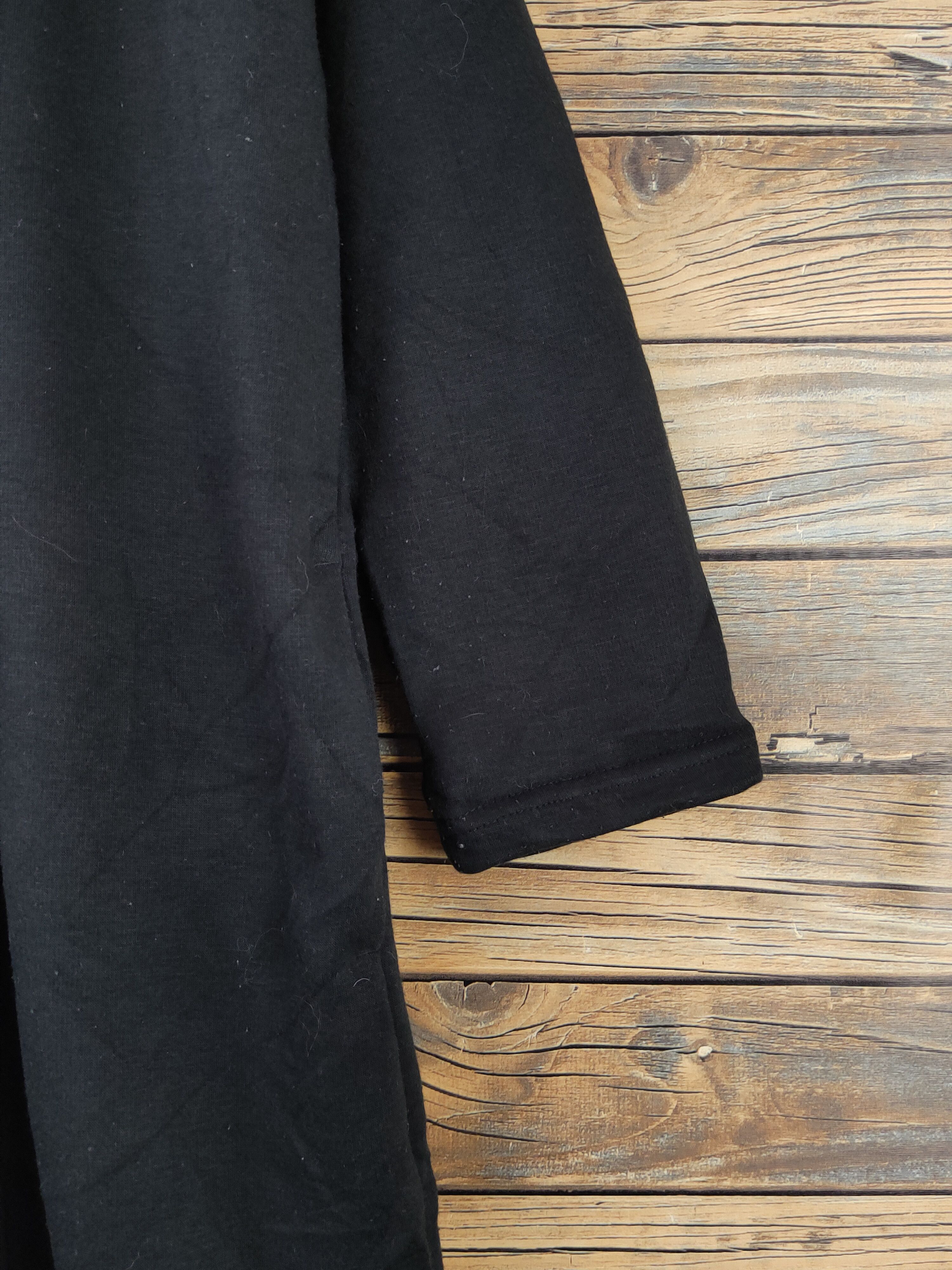Japanese Brand × Vintage Avant Garde Fashion by Glacier Black Long Cardigan Size L / US 10 / IT 46 - 6 Thumbnail