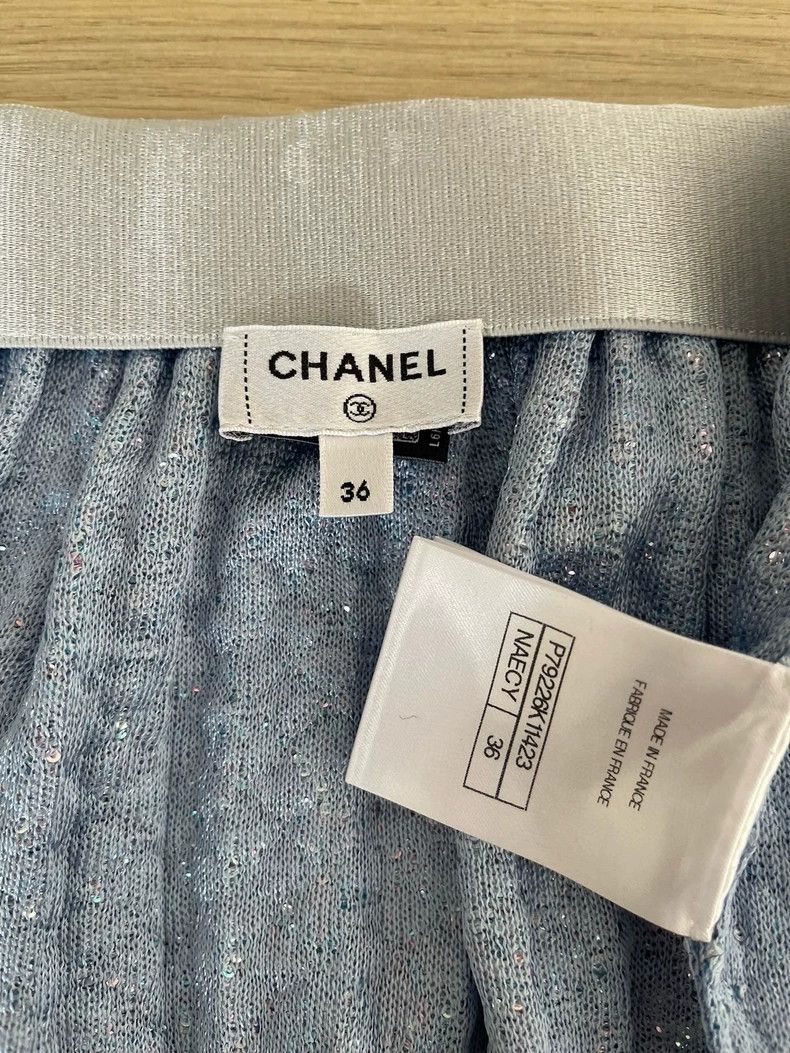 Chanel Chanel 25p purple skirt Size 24" / US 00 / IT 34 - 4 Thumbnail