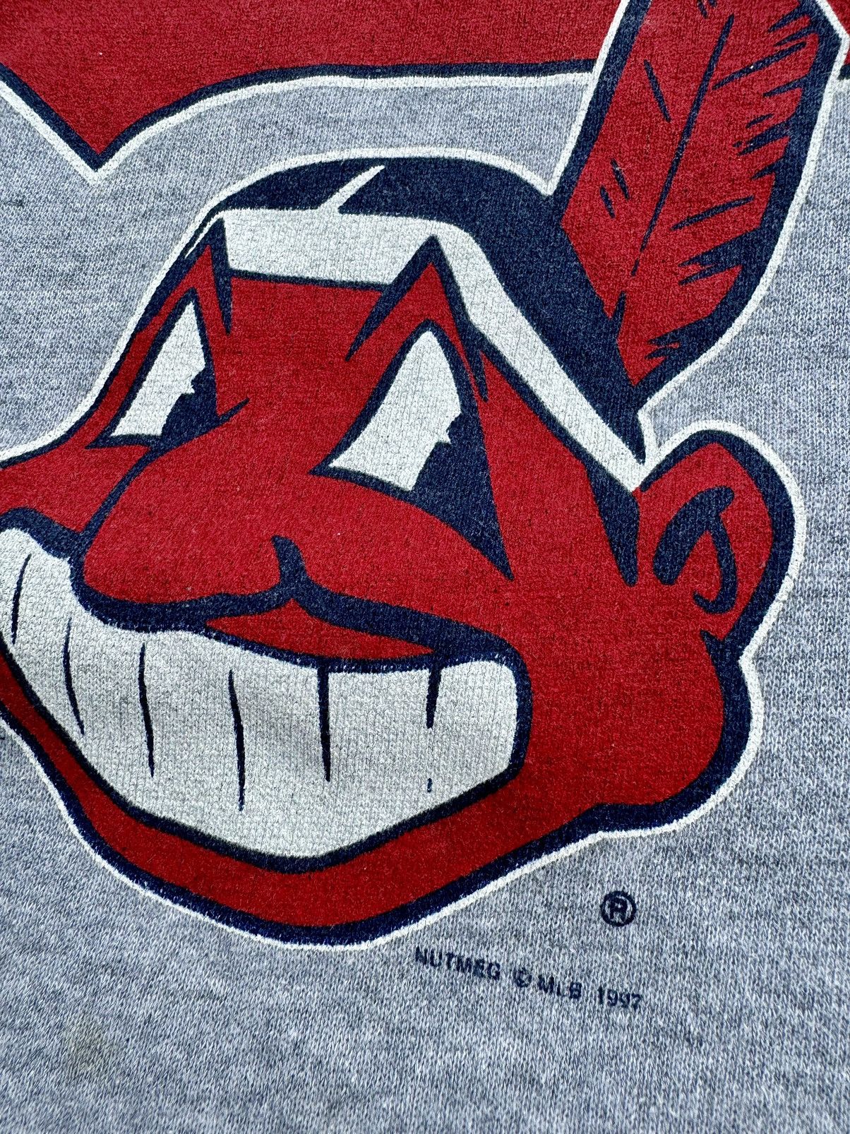 Sports Specialties × Vintage 1997 Cleveland Indians Vintage Lee 90’s MLB Sweatshirt Size US M / EU 48-50 / 2 - 5 Thumbnail