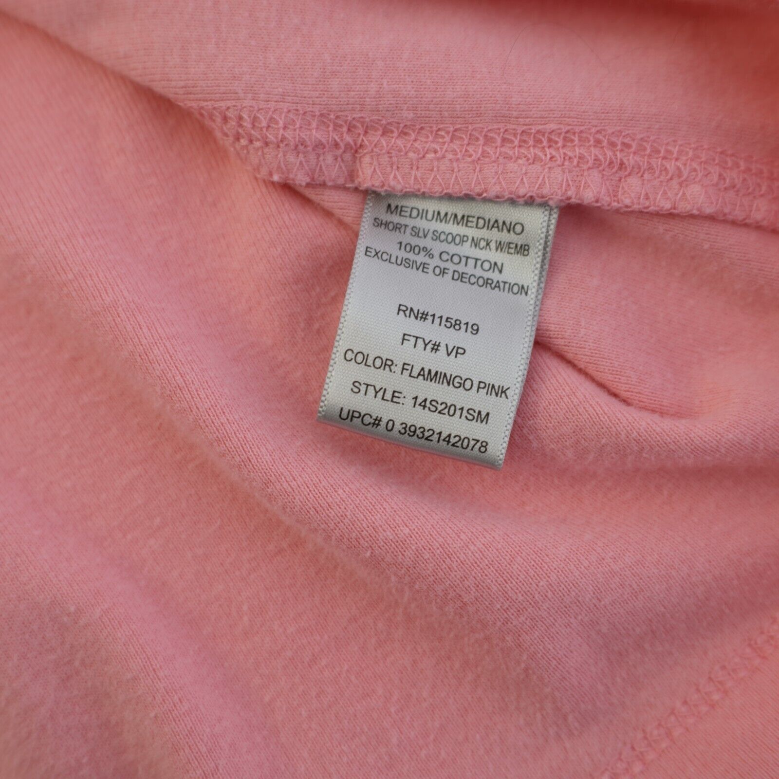 Nicole Miller Nicole Miller Nicki Medium Pink Rhinestone Embroidered V-Nec Size M / US 6-8 / IT 42-44 - 8 Thumbnail