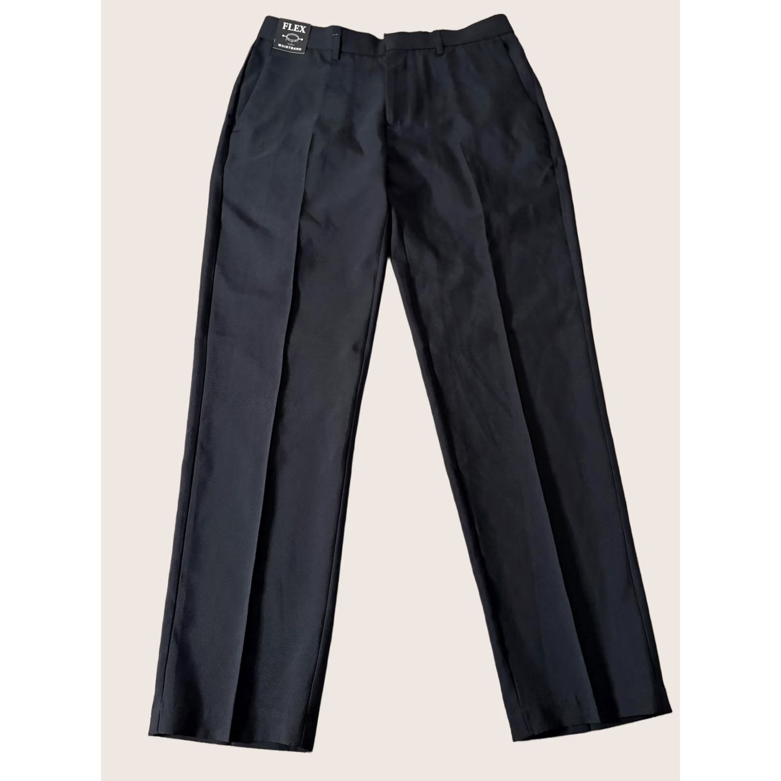 Vintage Louis Raphael Pants Mens 32x30 Black Premium Stretch Slim Fit Dress Slacks Size US 32 / EU 48 - 1 Thumbnail
