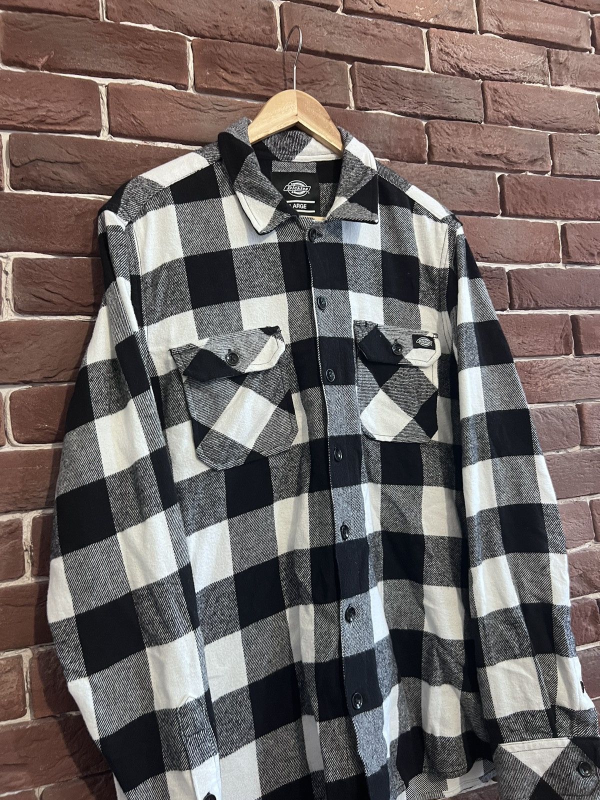 Dickies Dickies Workwear Button Up Flannel Shirt Tartan Hype Large Size US L / EU 52-54 / 3 - 3 Thumbnail