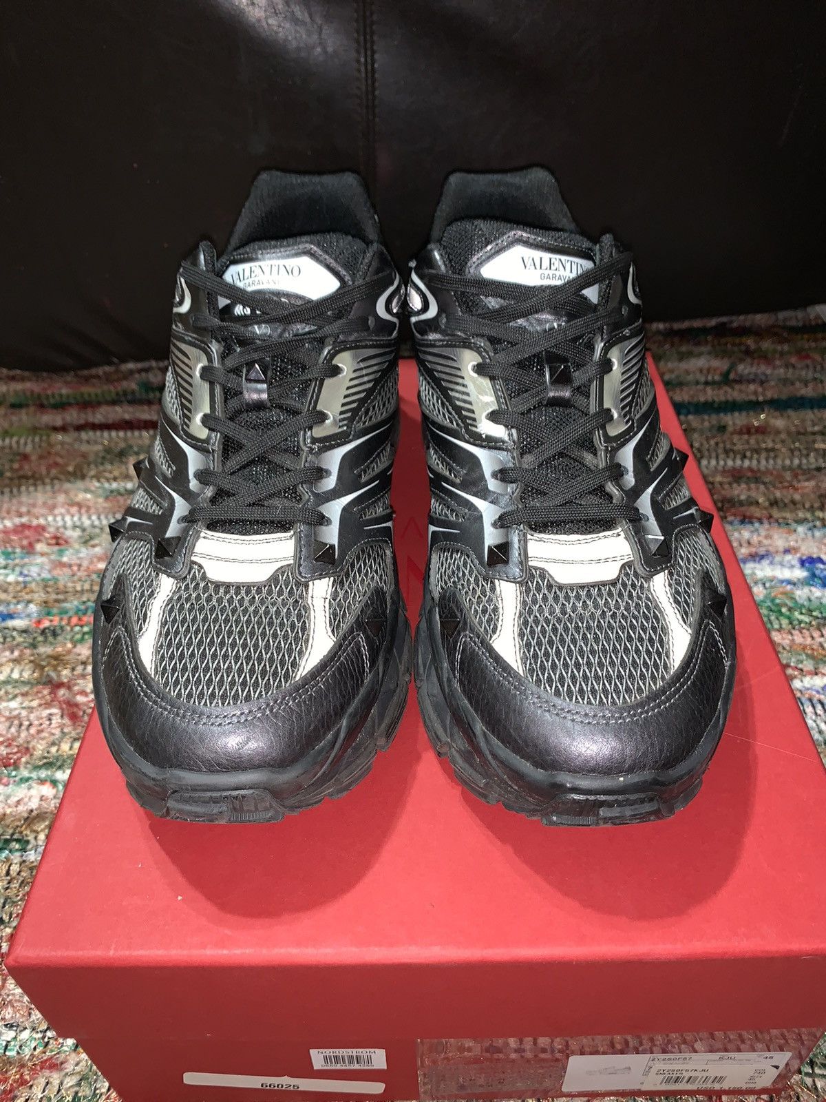 image of Valentino Chunky Sneaker in Black, Men's (Size 12)