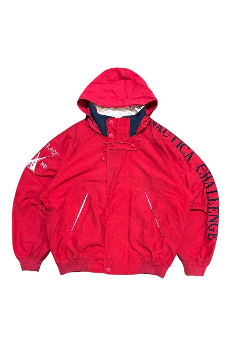 Nautica Vintage 90s NAUTICA Challenge Jacket Big Logo Embroidered Size US M / EU 48-50 / 2 - 1 Thumbnail