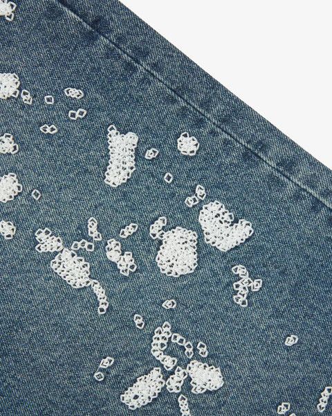 Fugazi Fugazi Chain Splatter Jeans Dark Washed Size US 34 / EU 50 - 3 Thumbnail