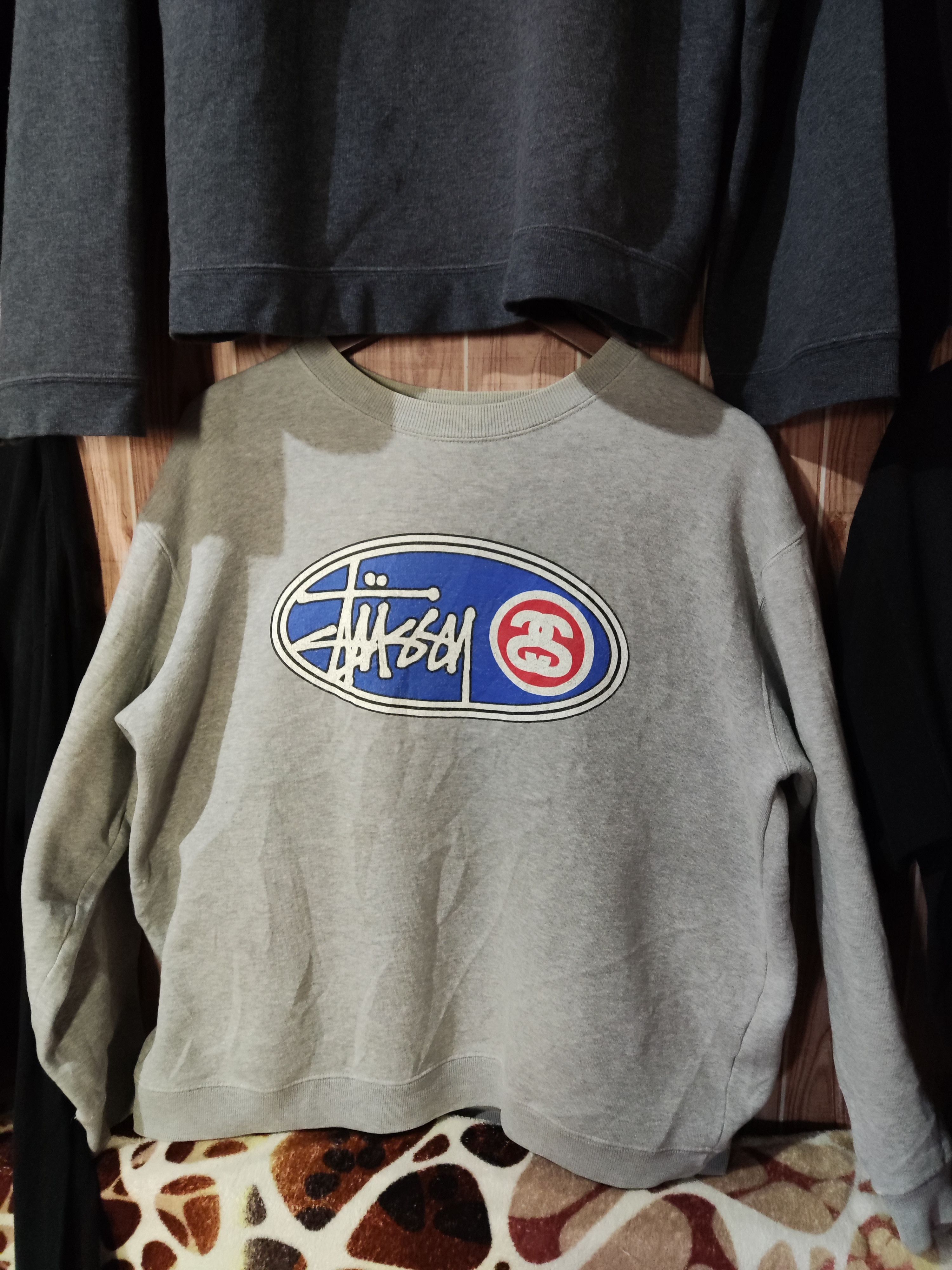 Stussy Rare Stussy x vintage Double S Oval Logo crewneck Size US M / EU 48-50 / 2 - 12 Thumbnail