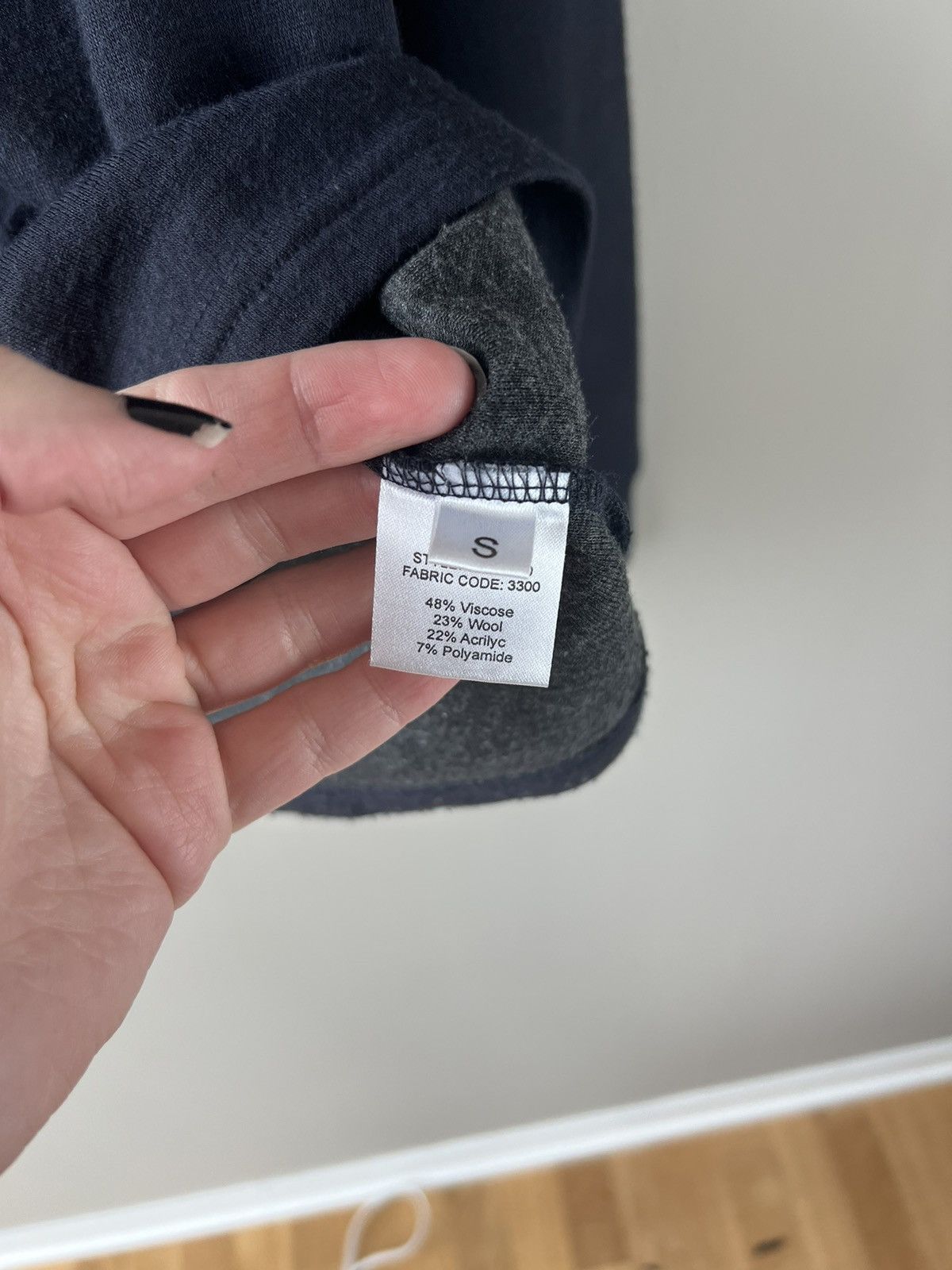 Raf Simons Navy Slim Turtleneck Size US S / EU 44-46 / 1 - 2 Thumbnail